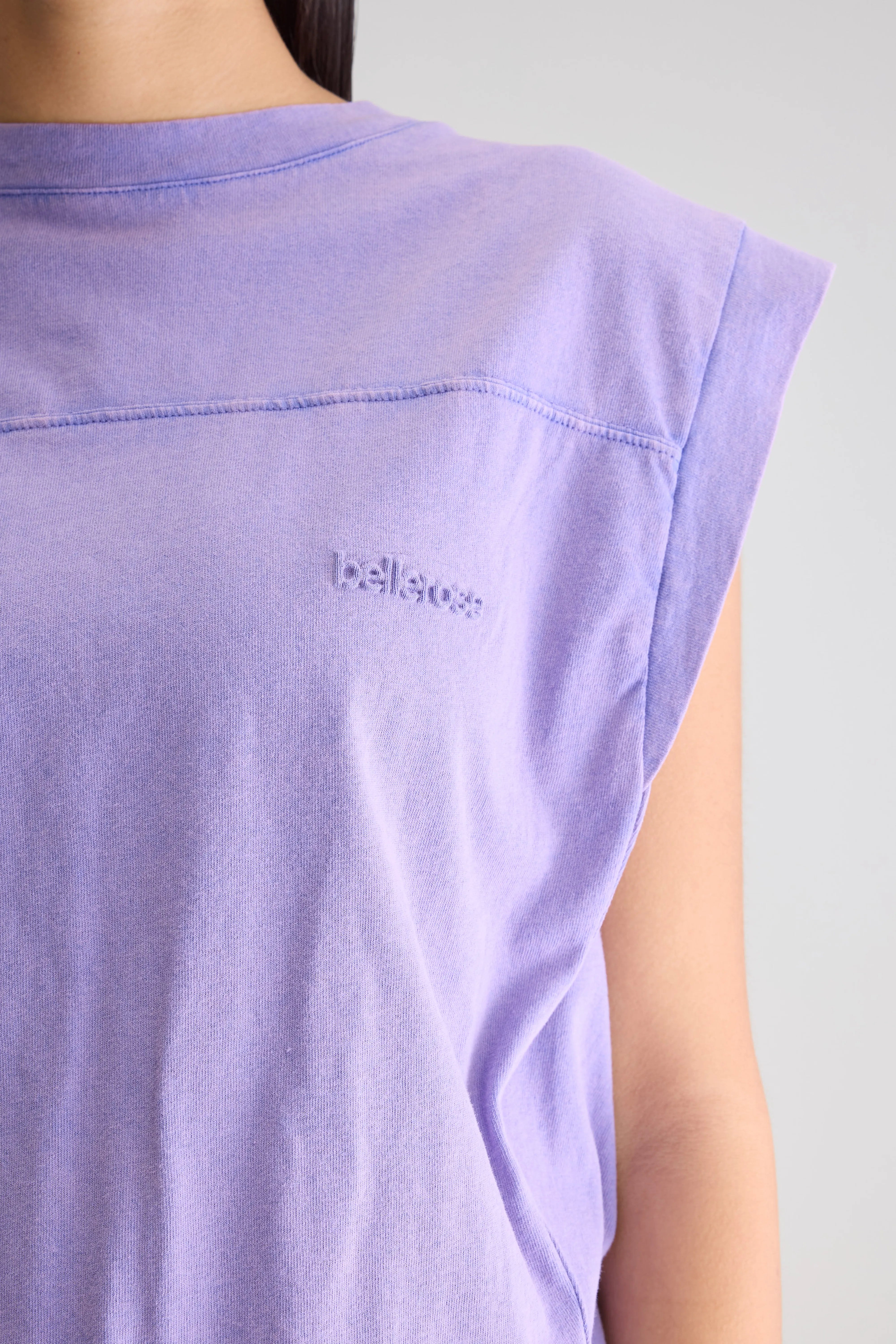 Vonca Sleeveless T-shirt - Iris bloom For Women | Bellerose