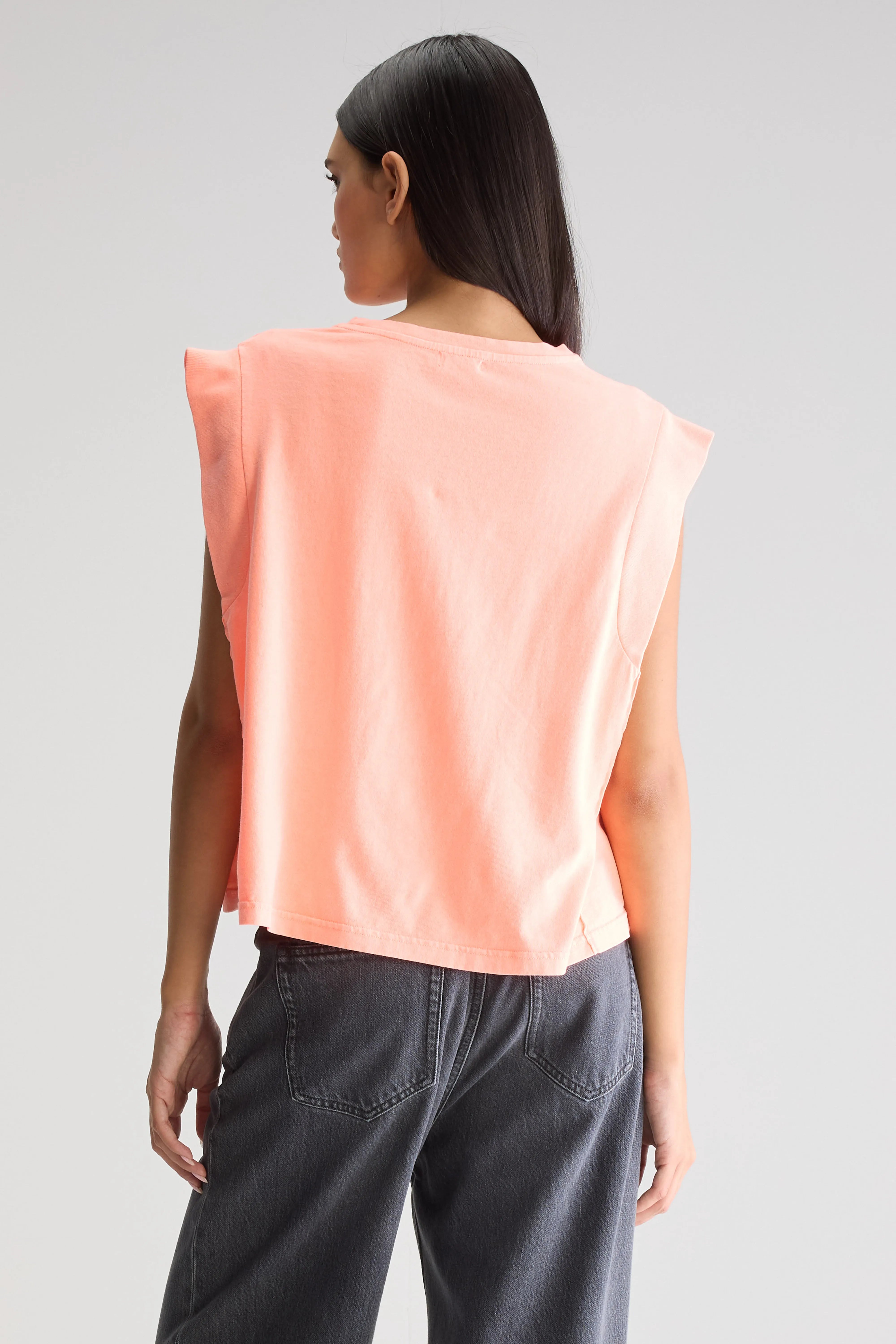 Vruno Mouwloos T-shirt - Exotic wash Voor Dames | Bellerose