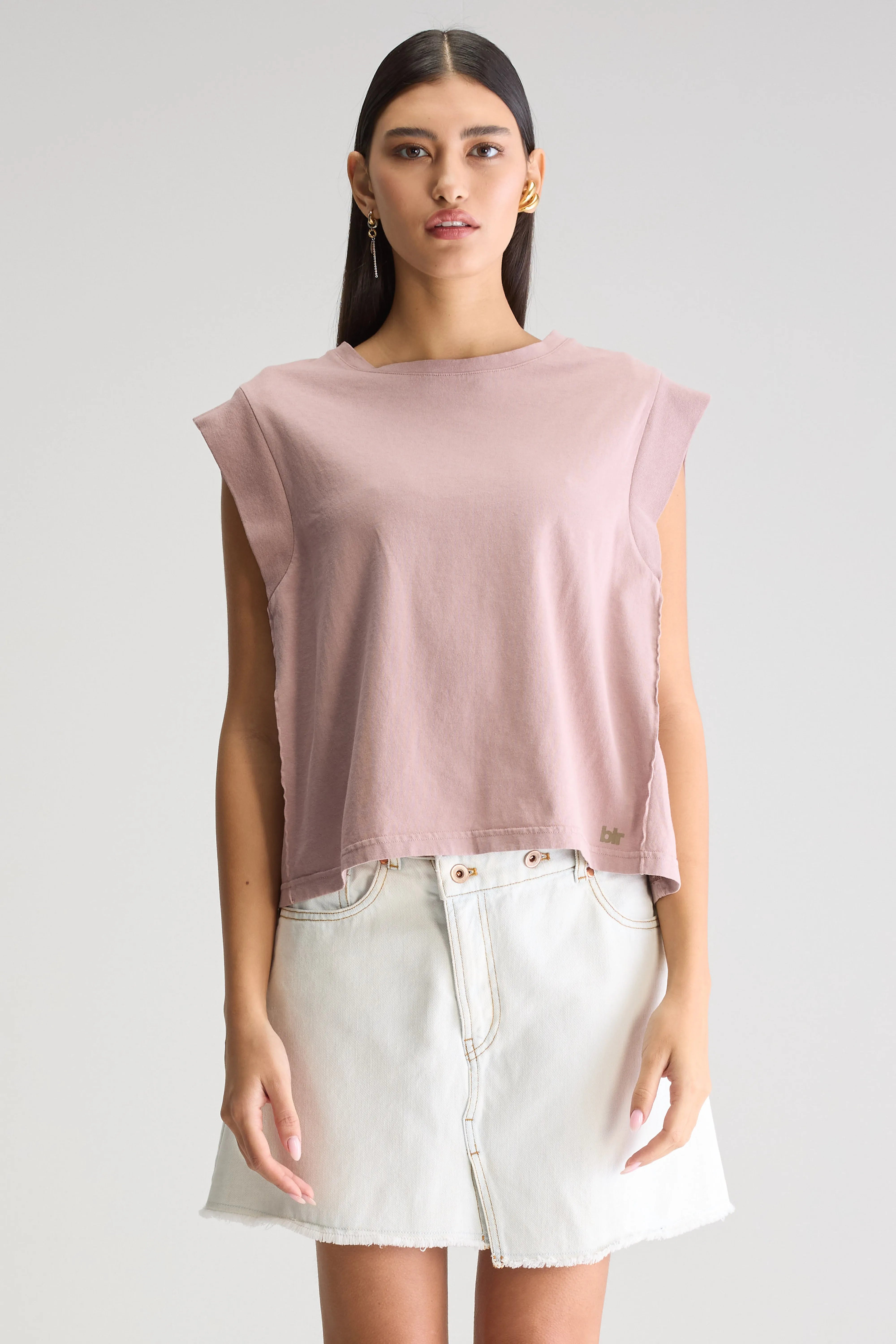 Vruno Sleeveless T-shirt - Cheeks For Women | Bellerose