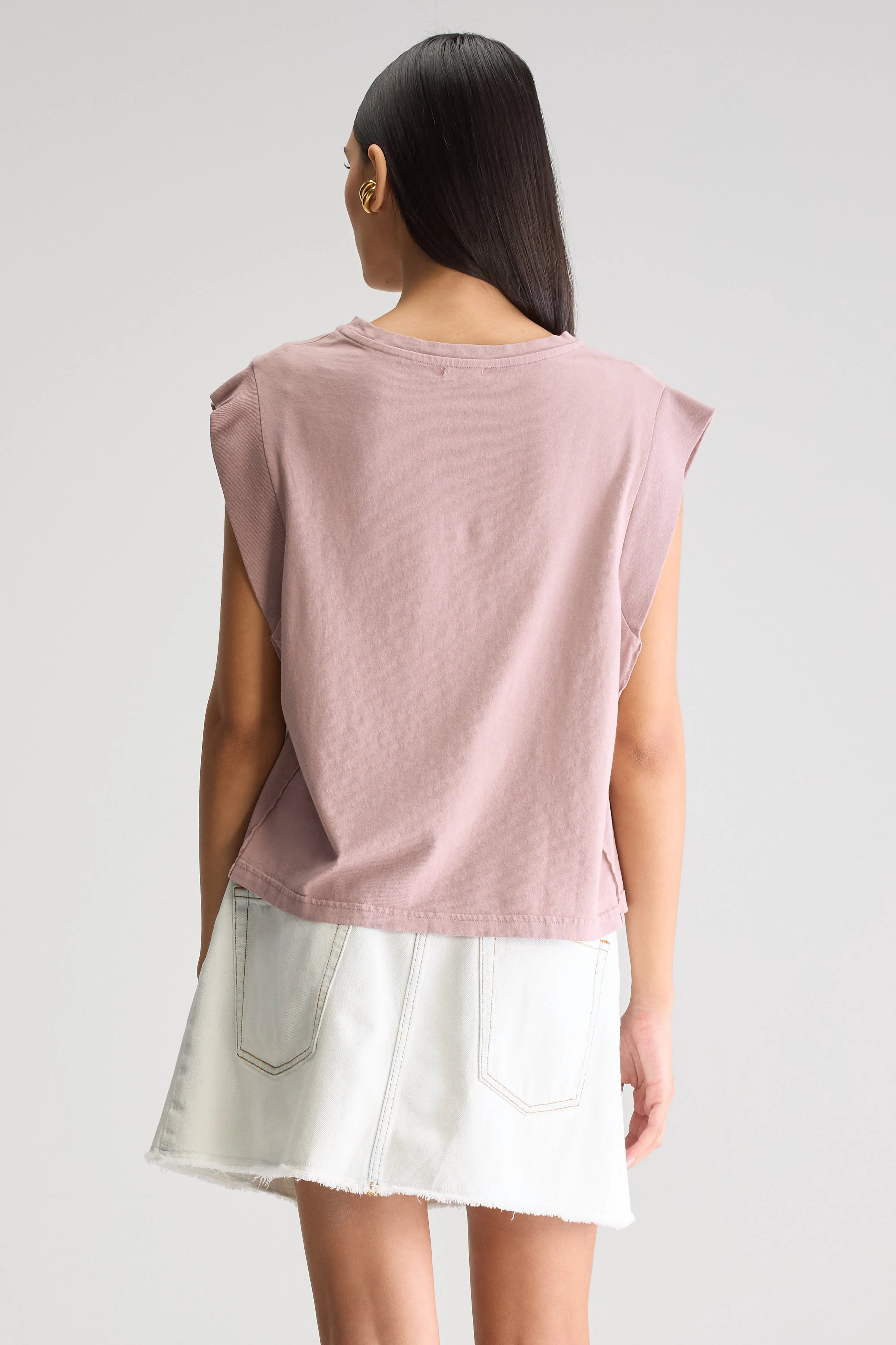 Vruno Sleeveless T-shirt - Cheeks For Women | Bellerose