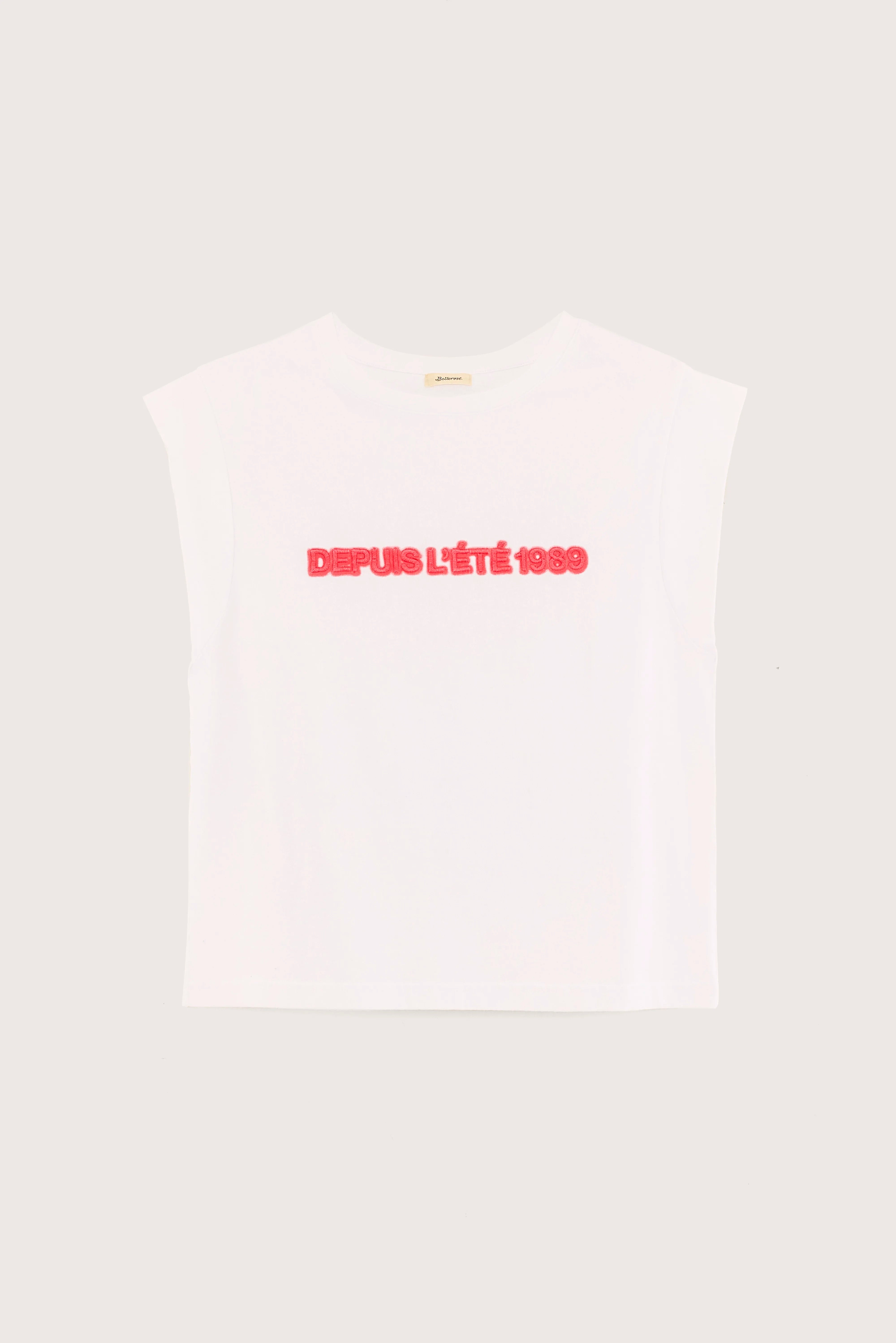 Vruno sleeveless t-shirt (251 / W / WHITE)