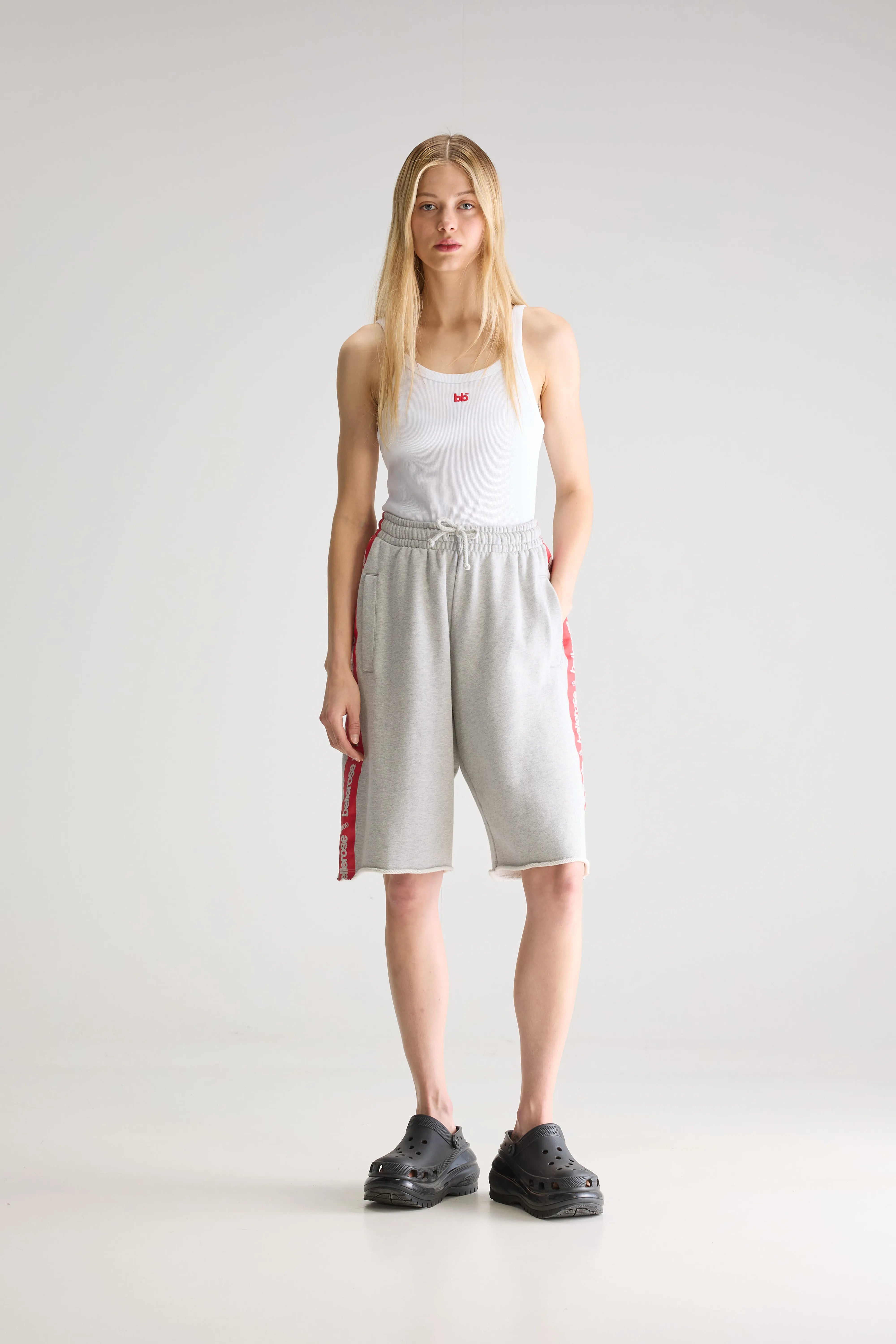 Sboy Long Sweat Shorts - H. grey For Women | Bellerose