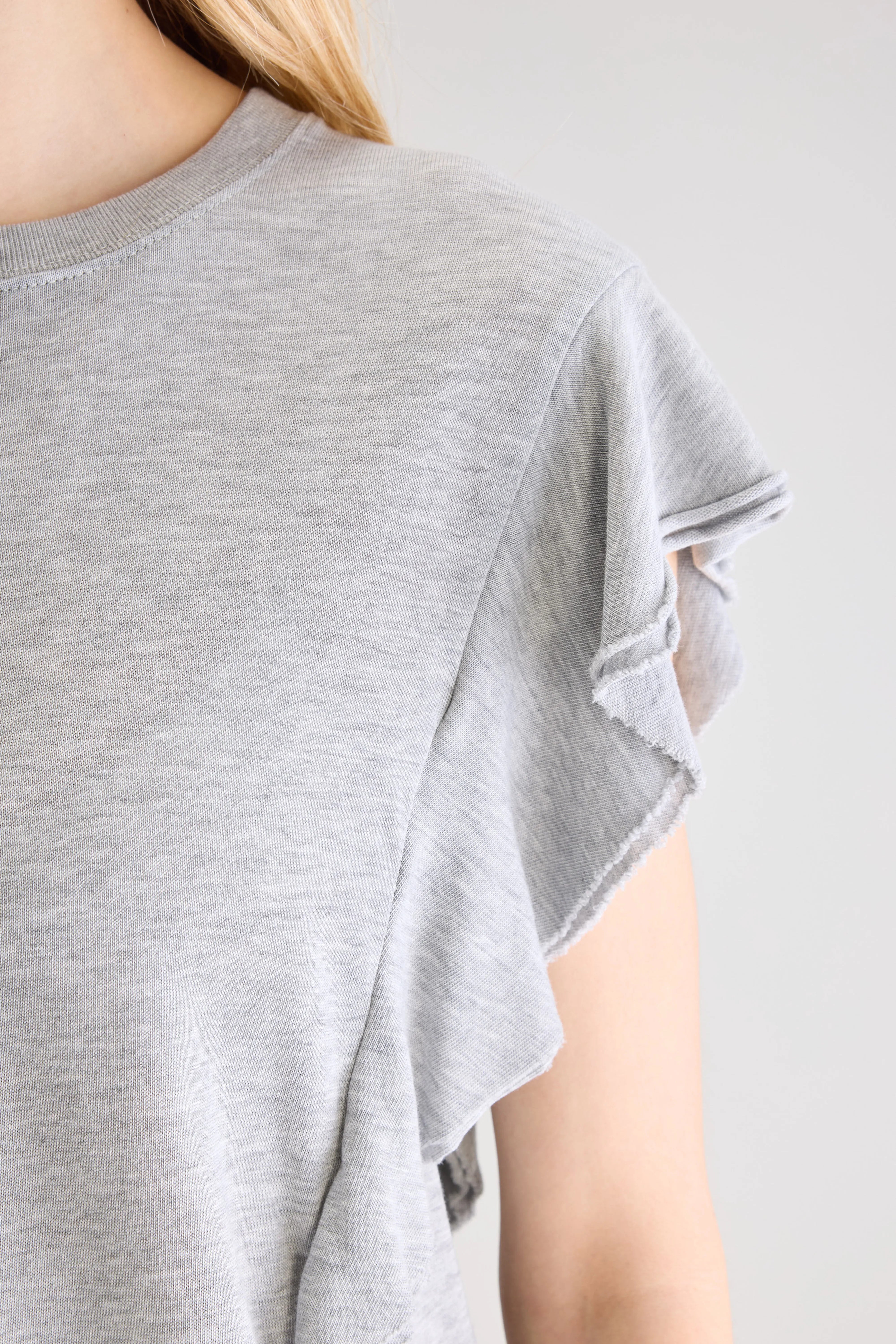 Frum t-shirt met ronde hals (251 / W / H. GREY)