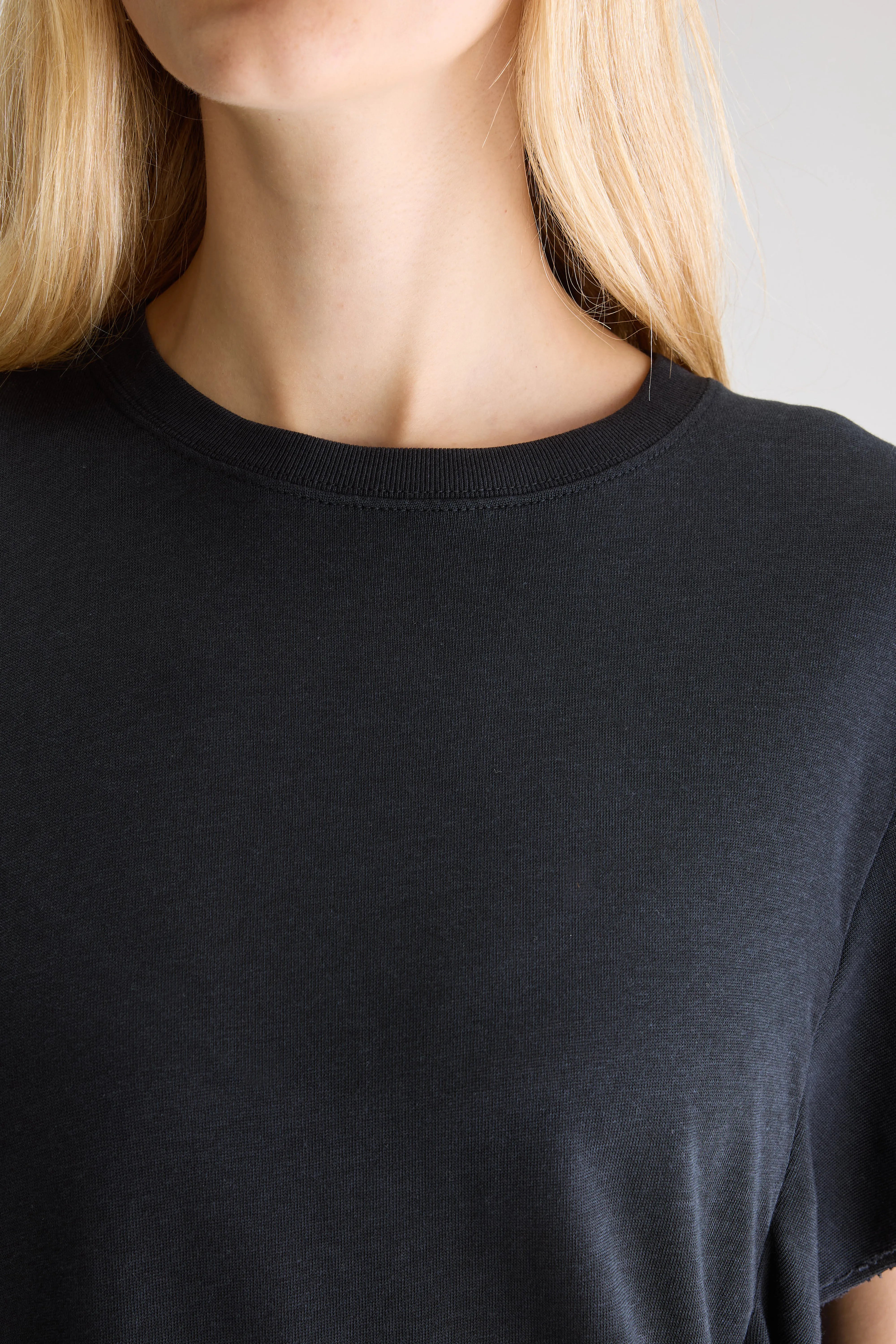 Frum Crewneck T-shirt - Black blue For Women | Bellerose