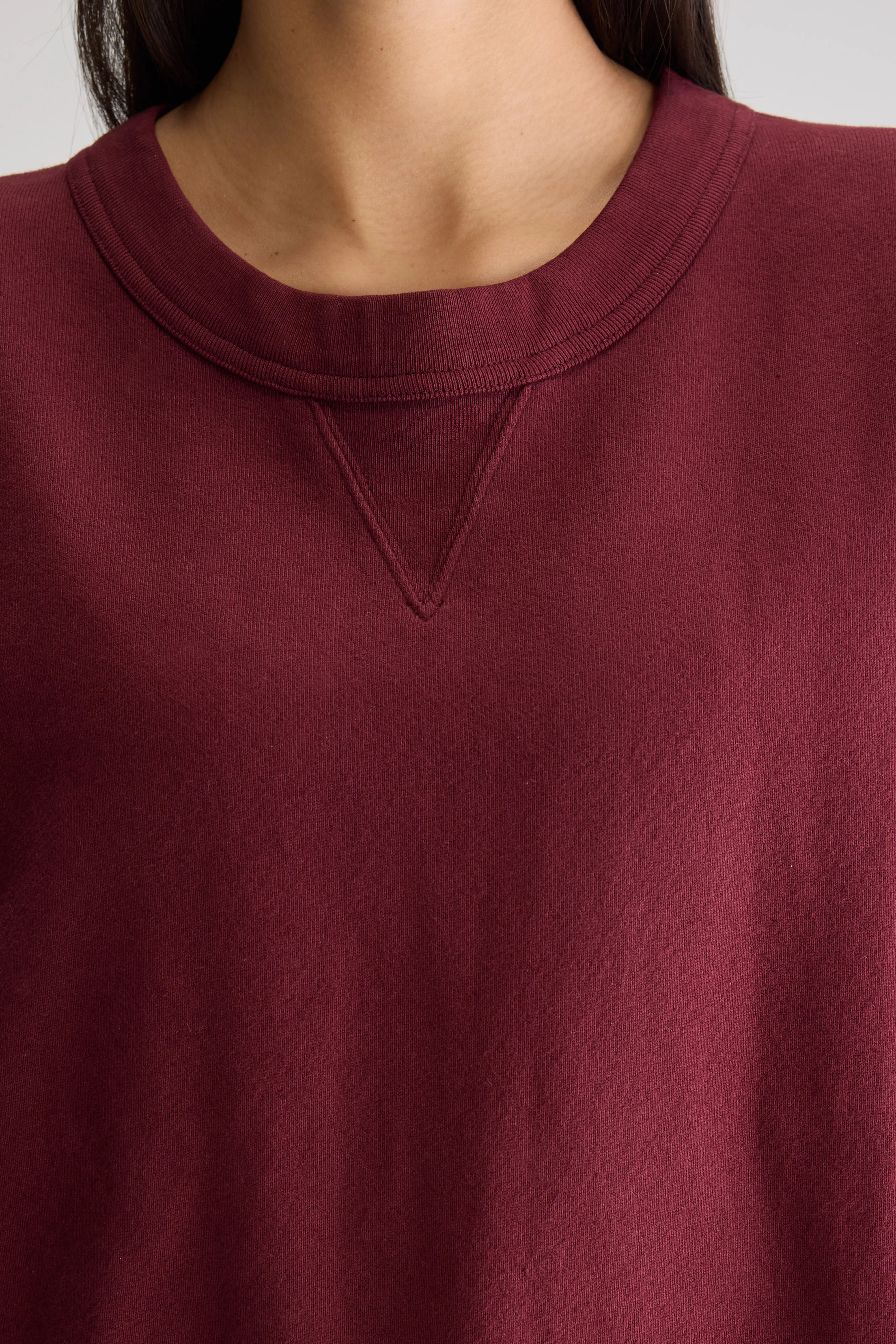 Sweatshirt Sans Manches Vytom - Windsor wine Pour Femme | Bellerose