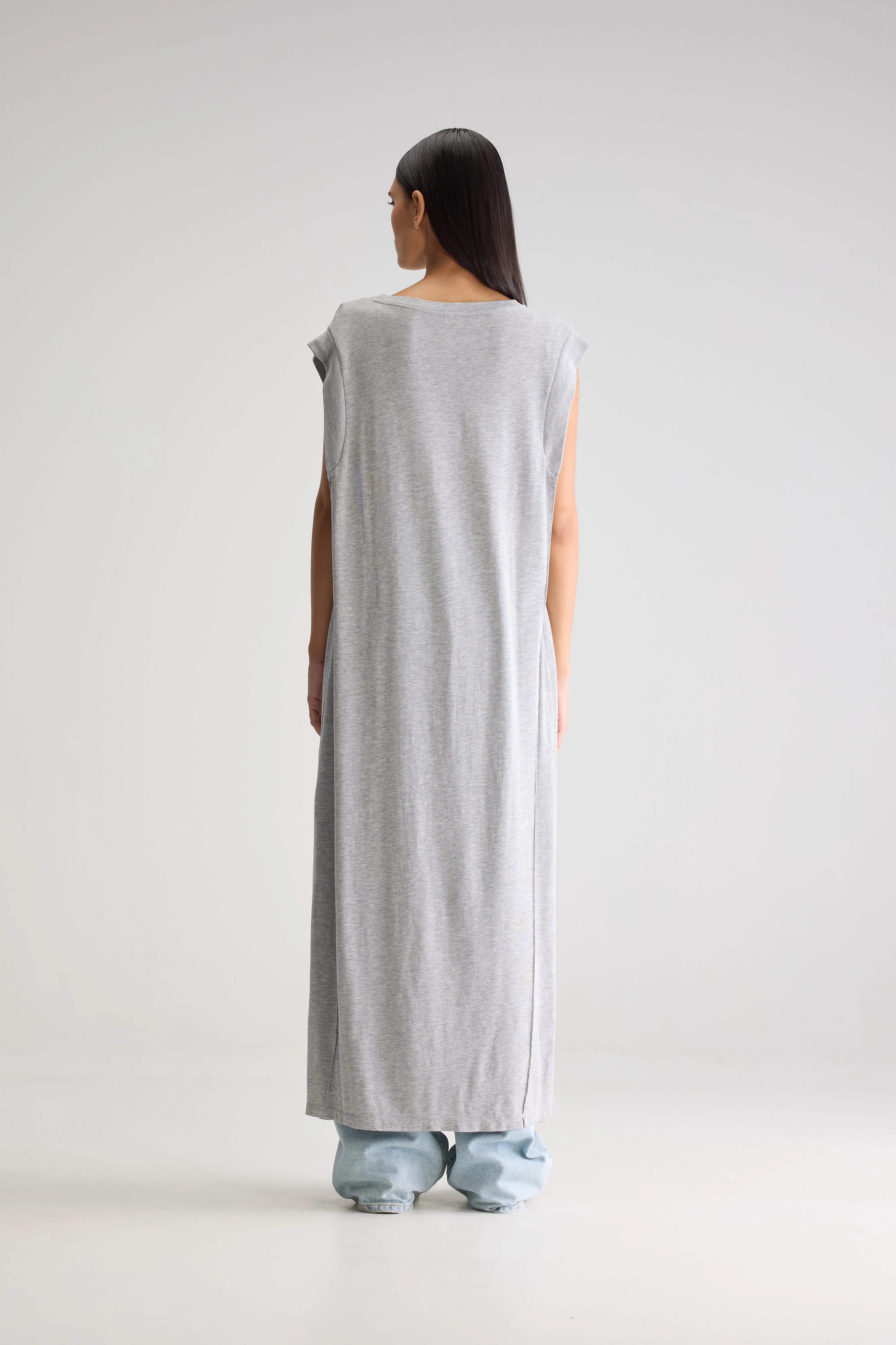 Fling long dress (251 / W / H. GREY)