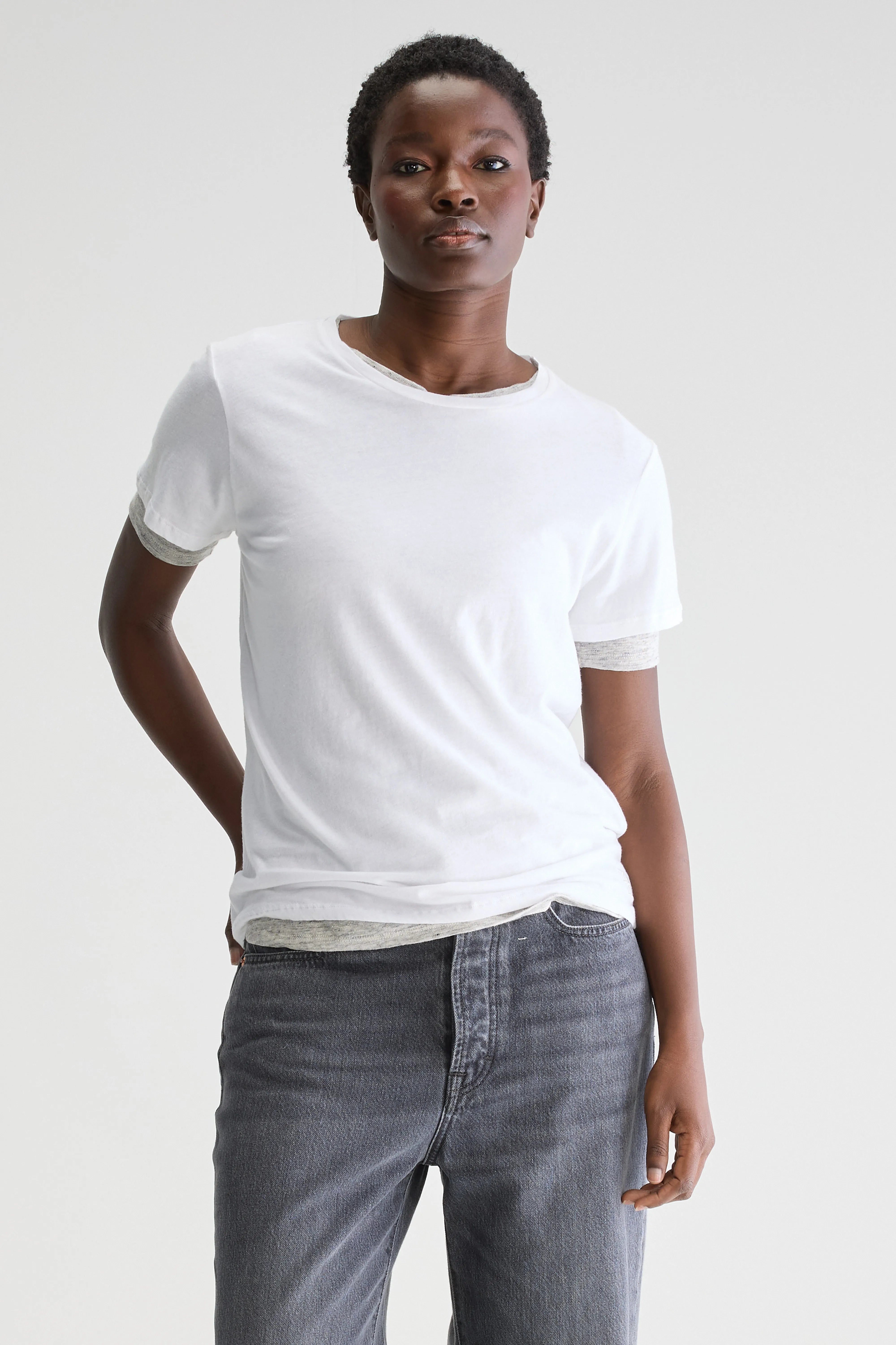 T-shirt À Manches Courtes Covi - White Pour Femme | Bellerose