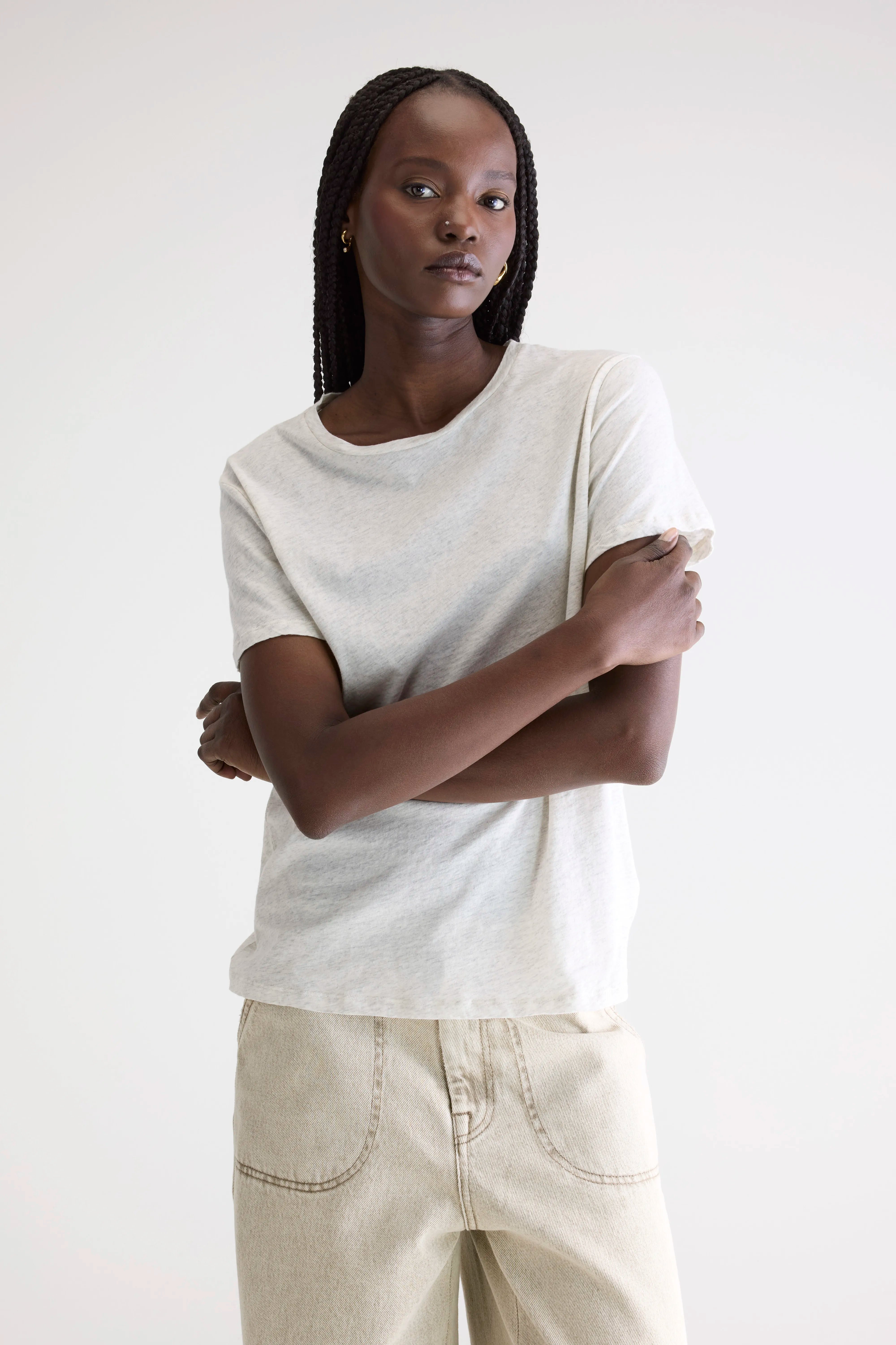 Covi Short-sleeve T-shirt - Oyster For Women | Bellerose