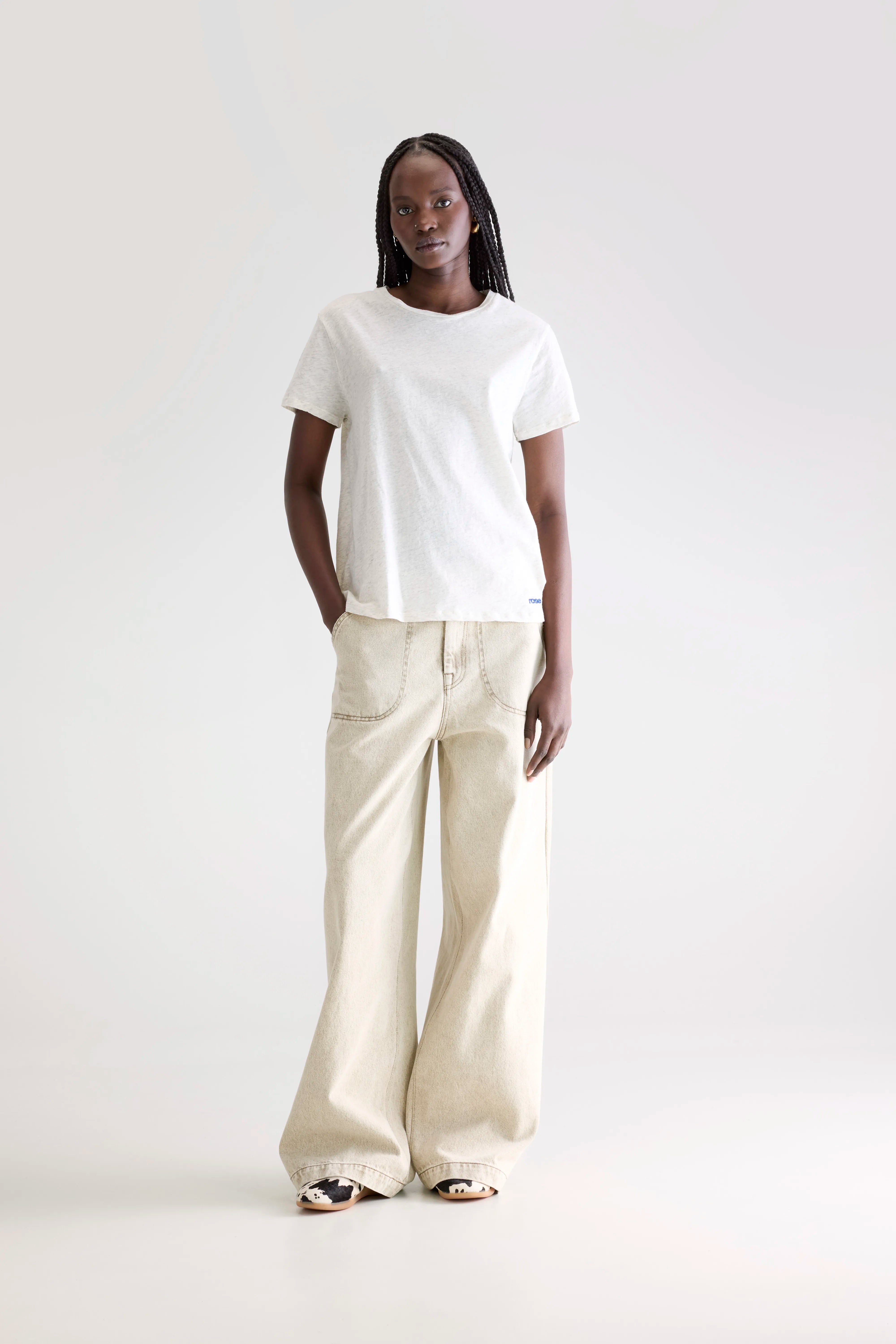 Covi Short-sleeve T-shirt - Oyster For Women | Bellerose