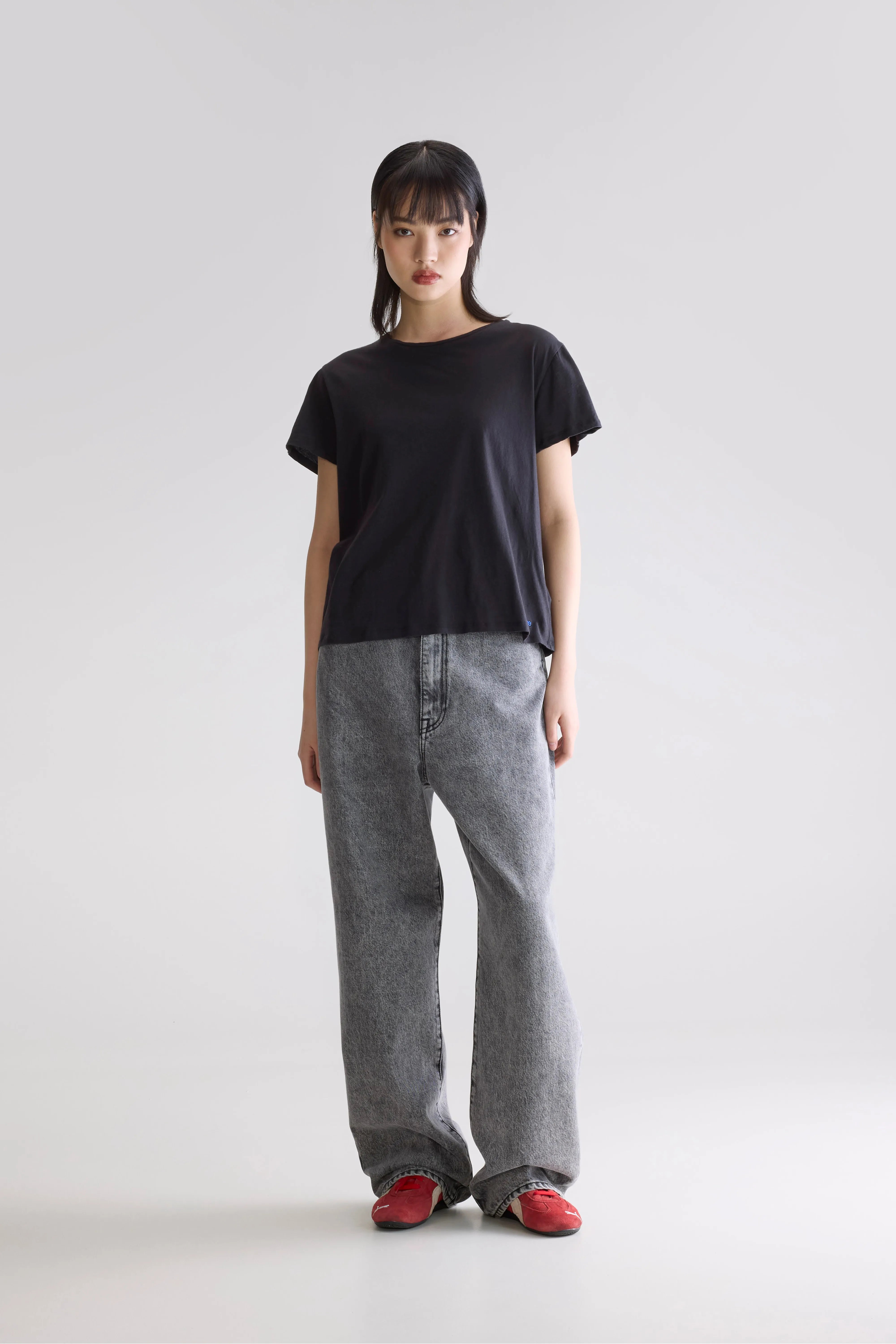 Covi Zwart T-shirt Met Korte Mouwen - Off black Voor Dames | Bellerose