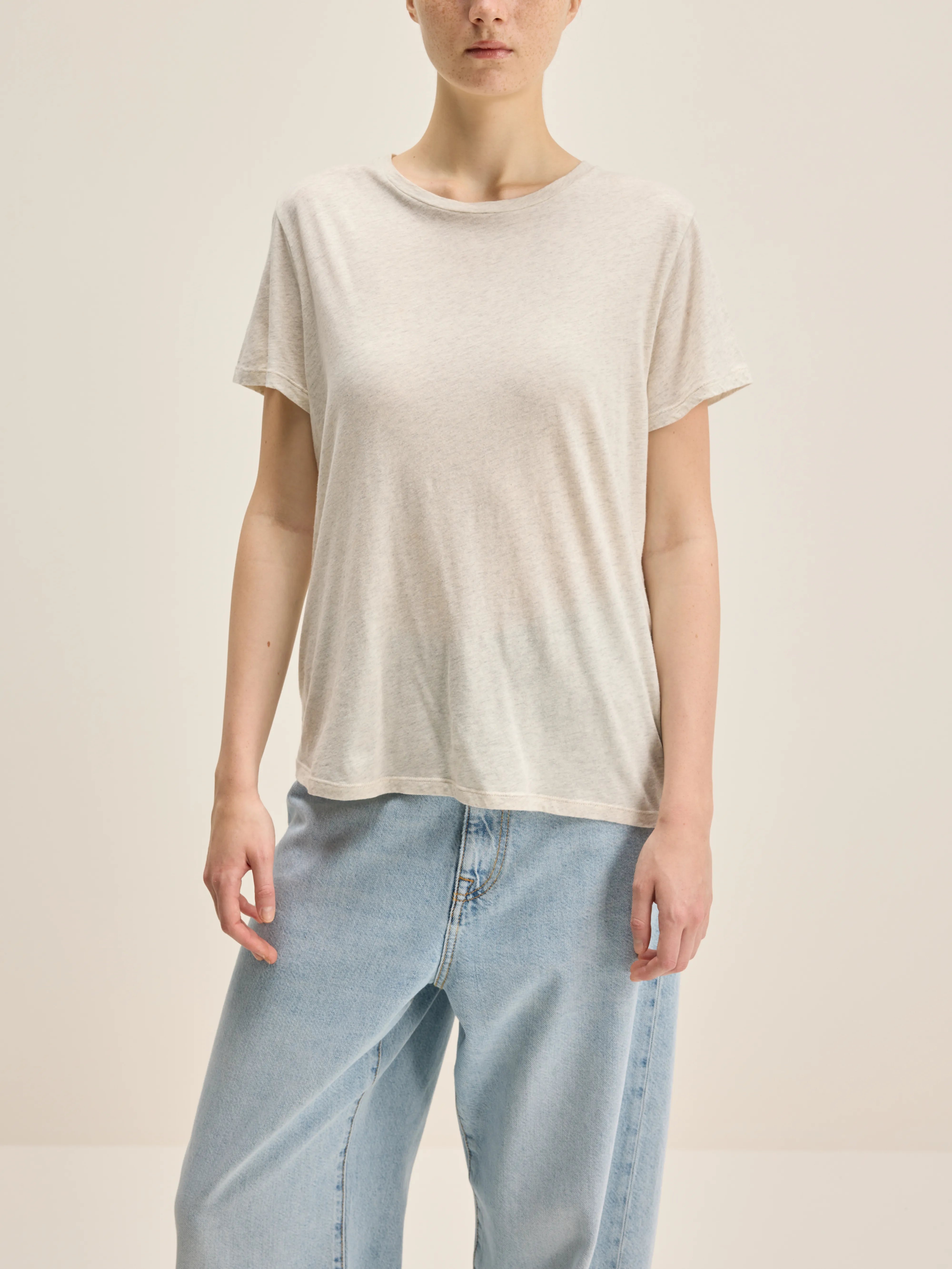 Covi Short-sleeve T-shirt - Oyster For Women | Bellerose