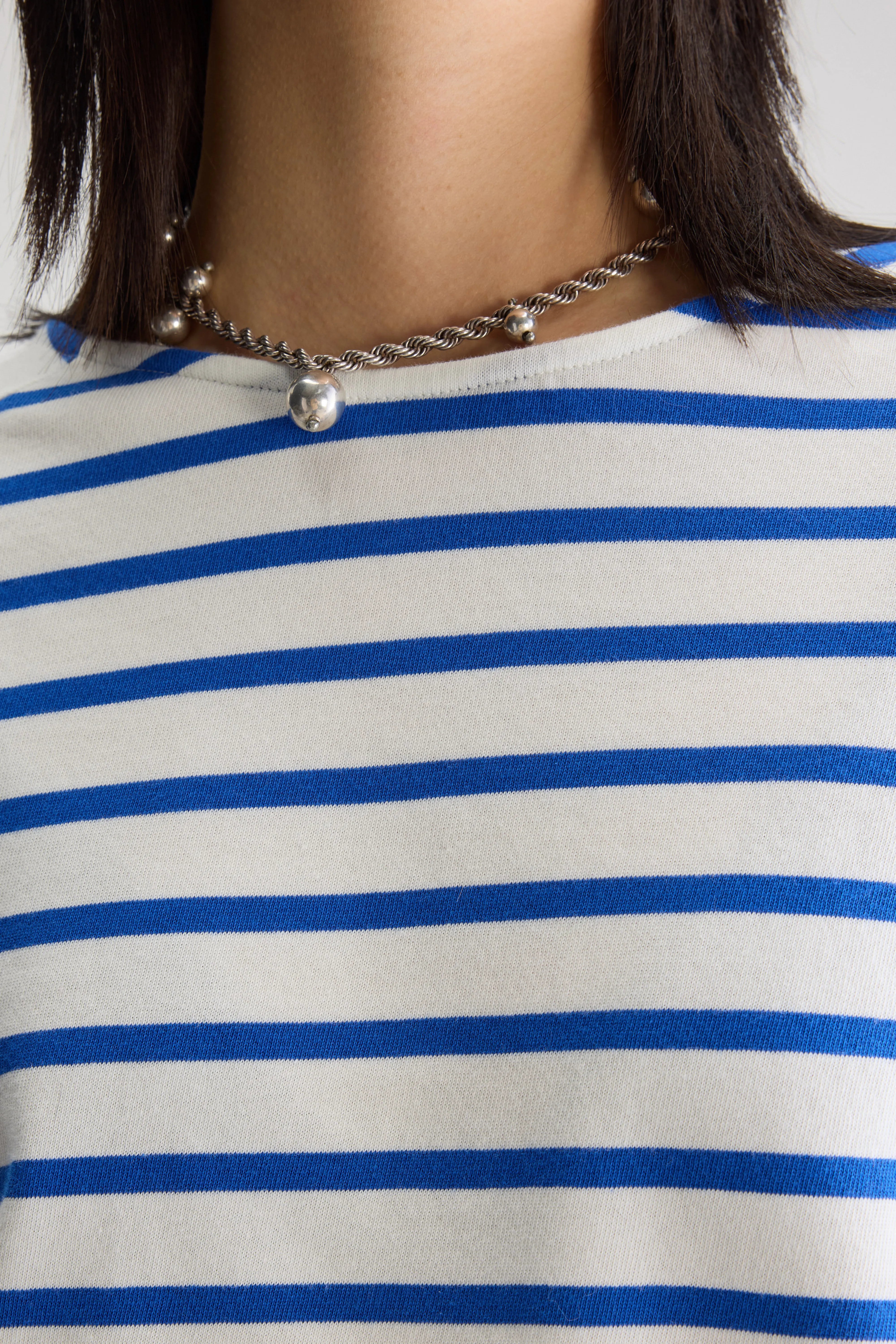 T-shirt Col Rond Maow - Klein / Vintage white Pour Femme | Bellerose