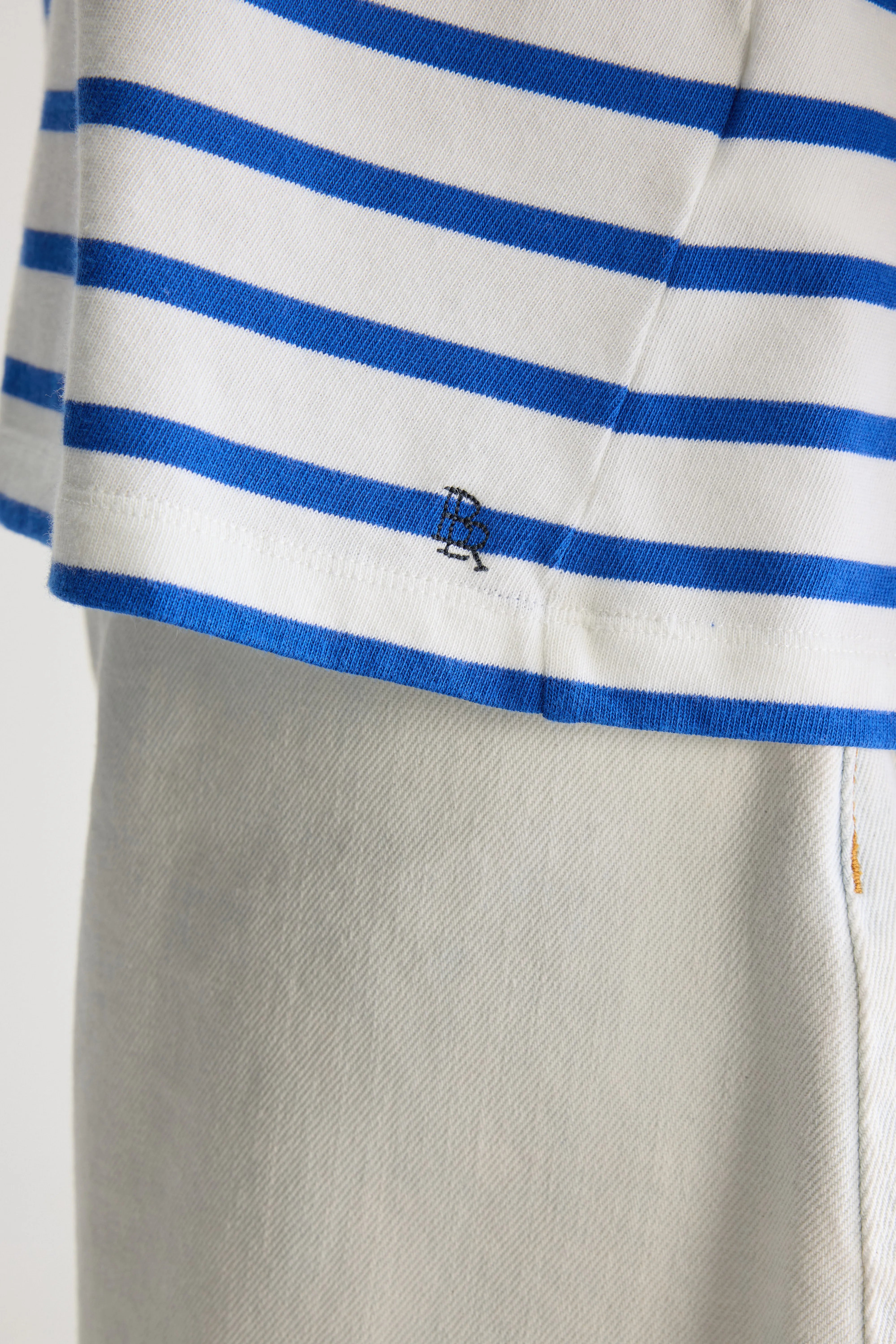 T-shirt col rond Maow (252 / W / STRIPE C)