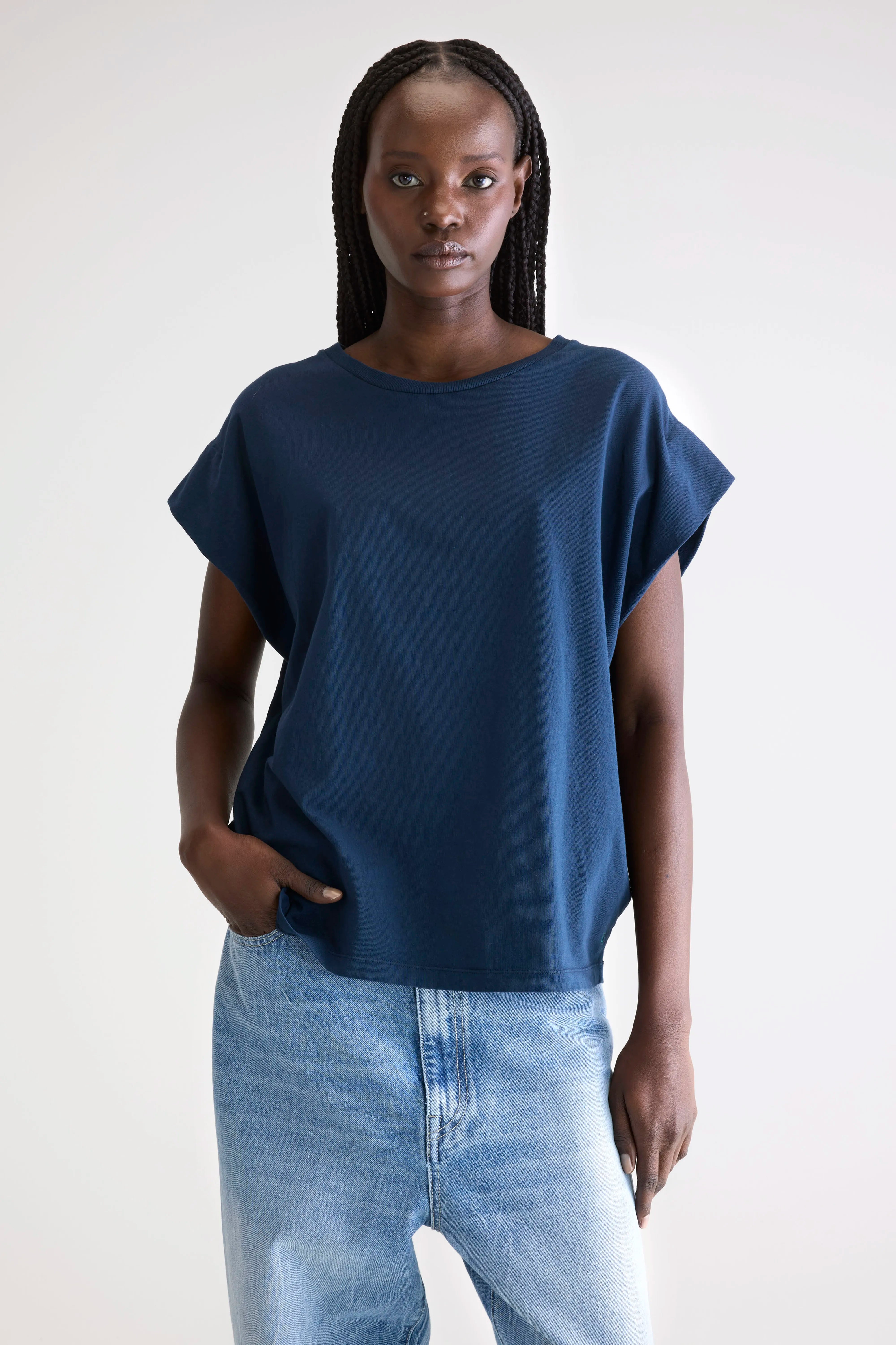 T-shirt Col Rond Vice - Parker Pour Femme | Bellerose