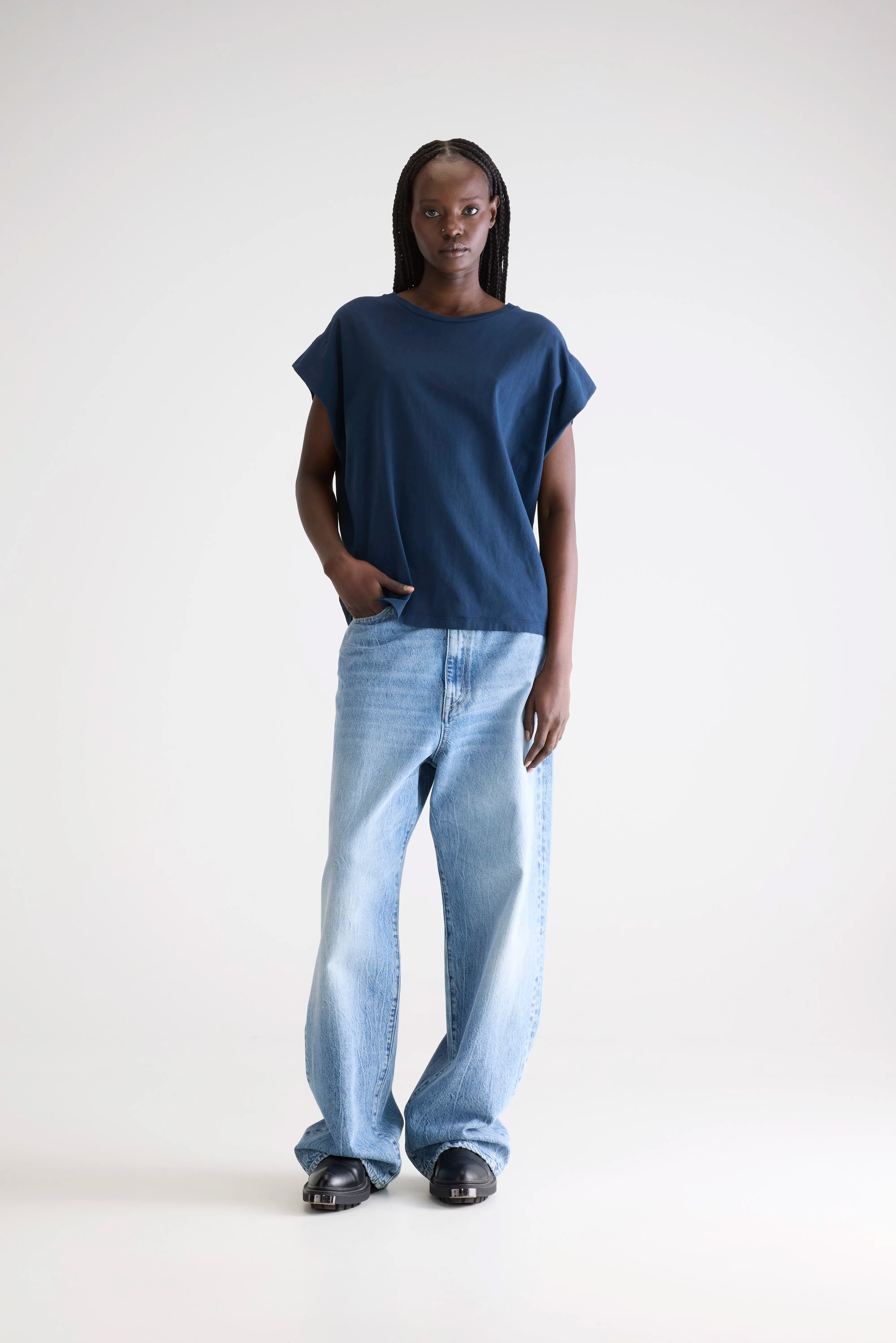 T-shirt Col Rond Vice - Parker Pour Femme | Bellerose