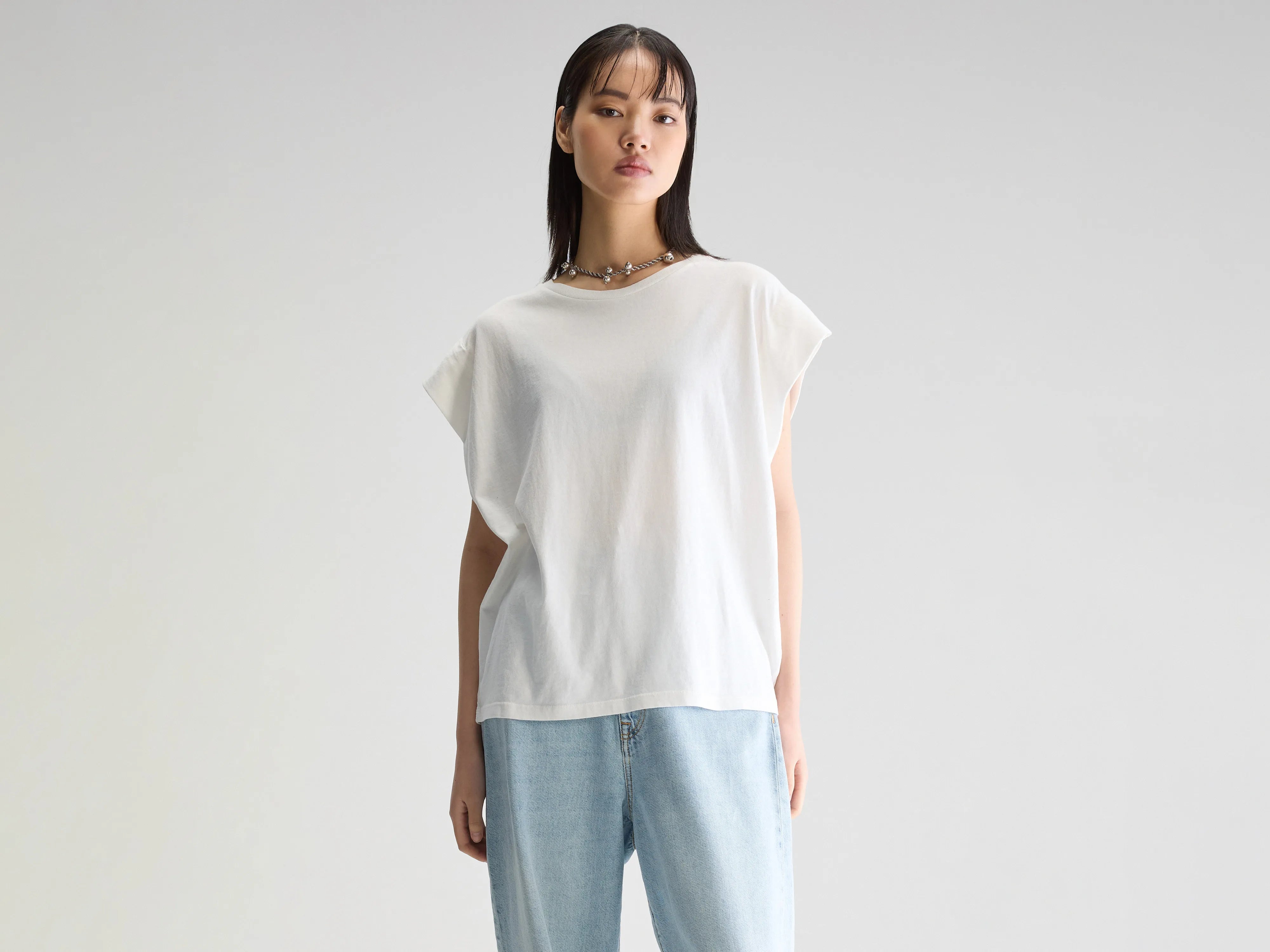 Vice ronde hals t-shirt (252 / W / CASPER)