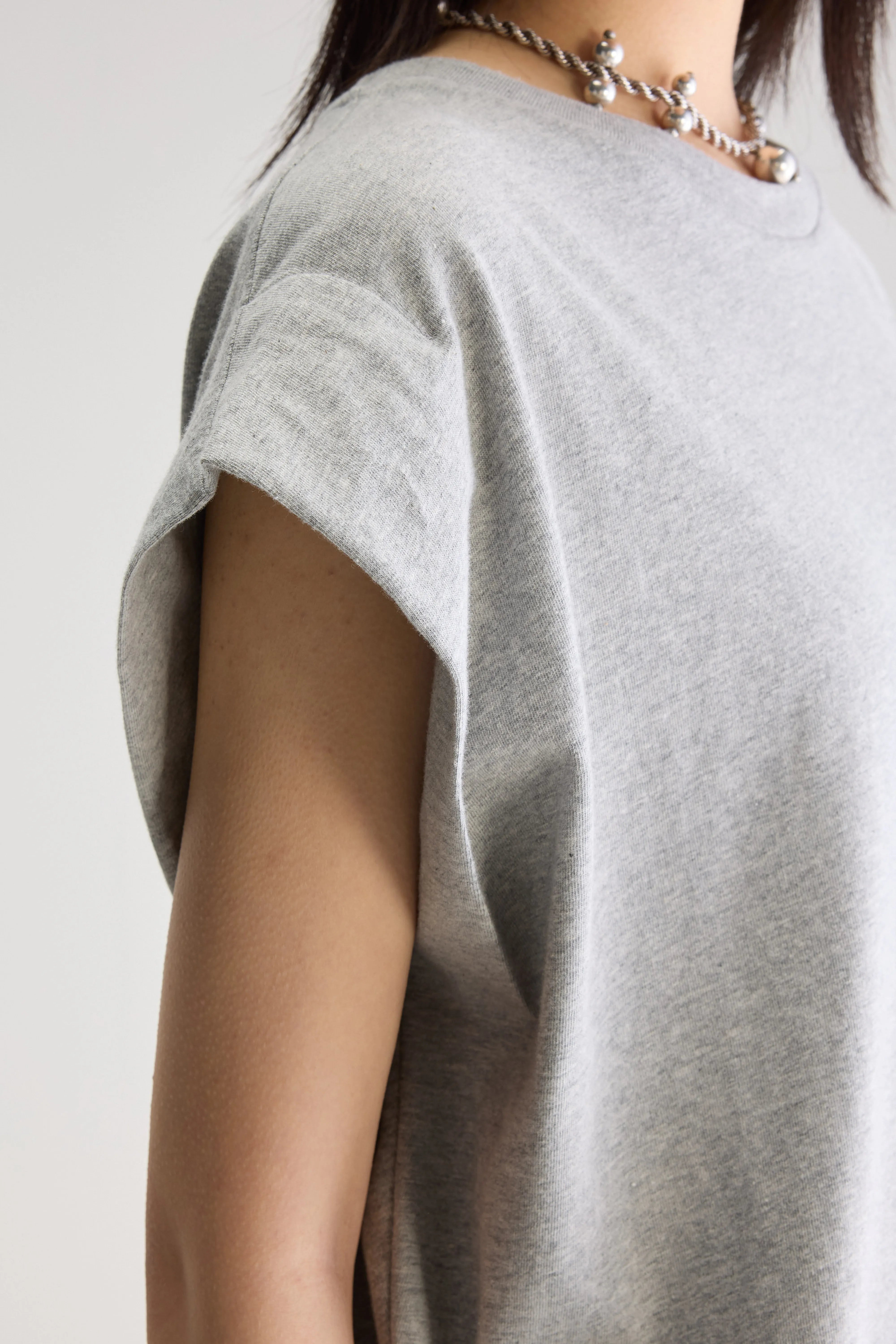 Vice Crewneck T-shirt - H. grey For Women | Bellerose