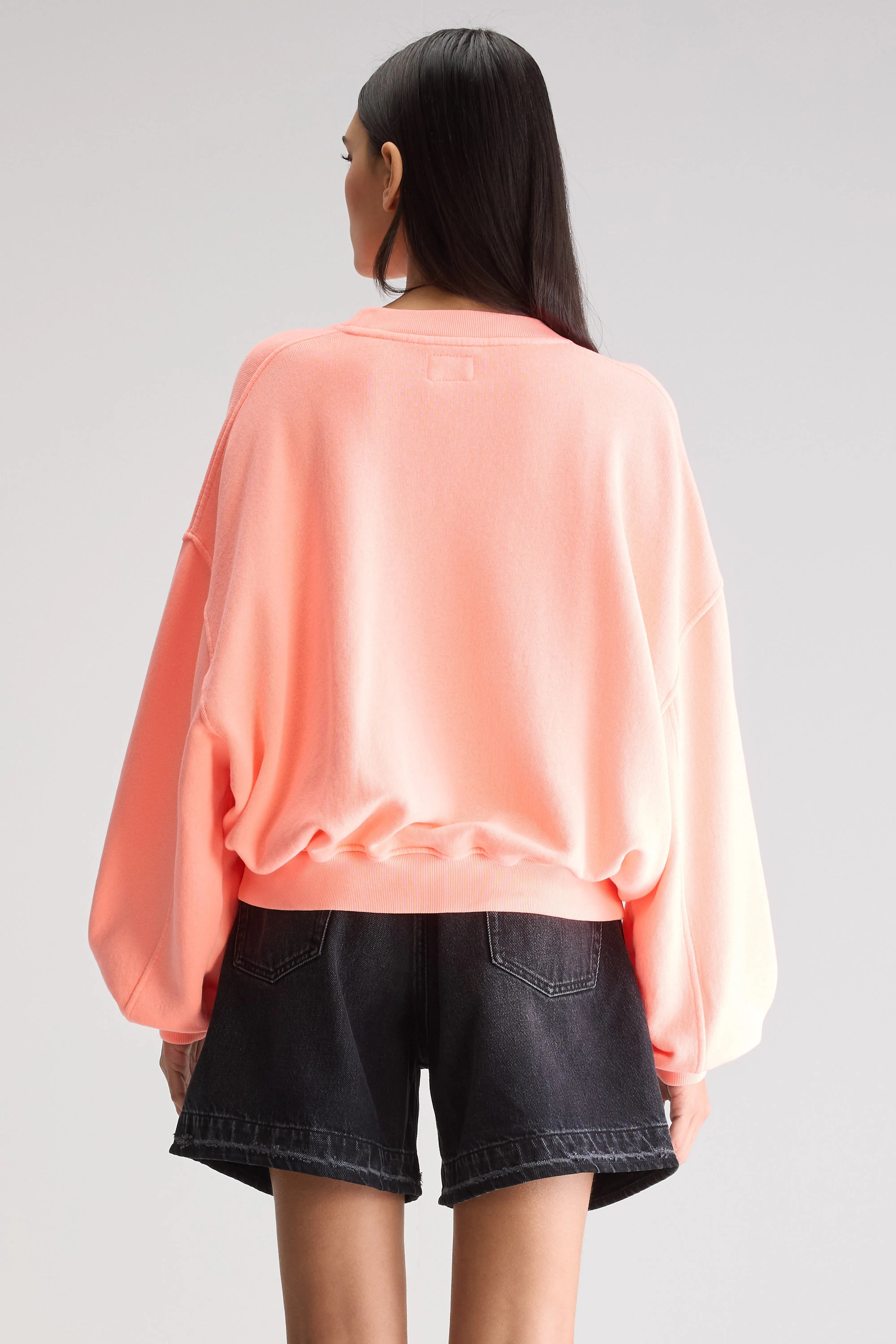 Fancy Cropped Sweatshirt - Exotic wash For Women | Bellerose