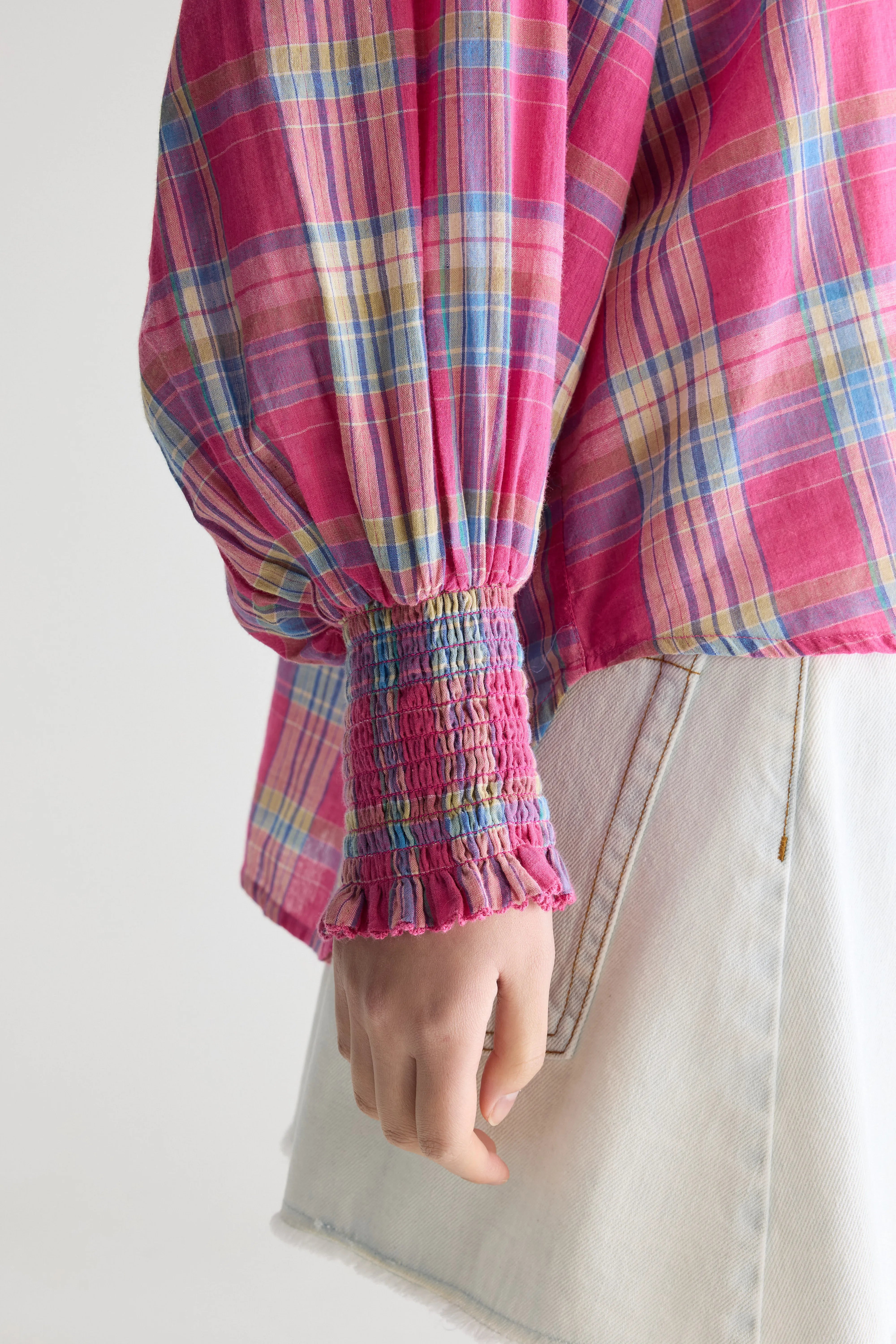 Cassis klassieke blouse (251 / W / CHECK A)