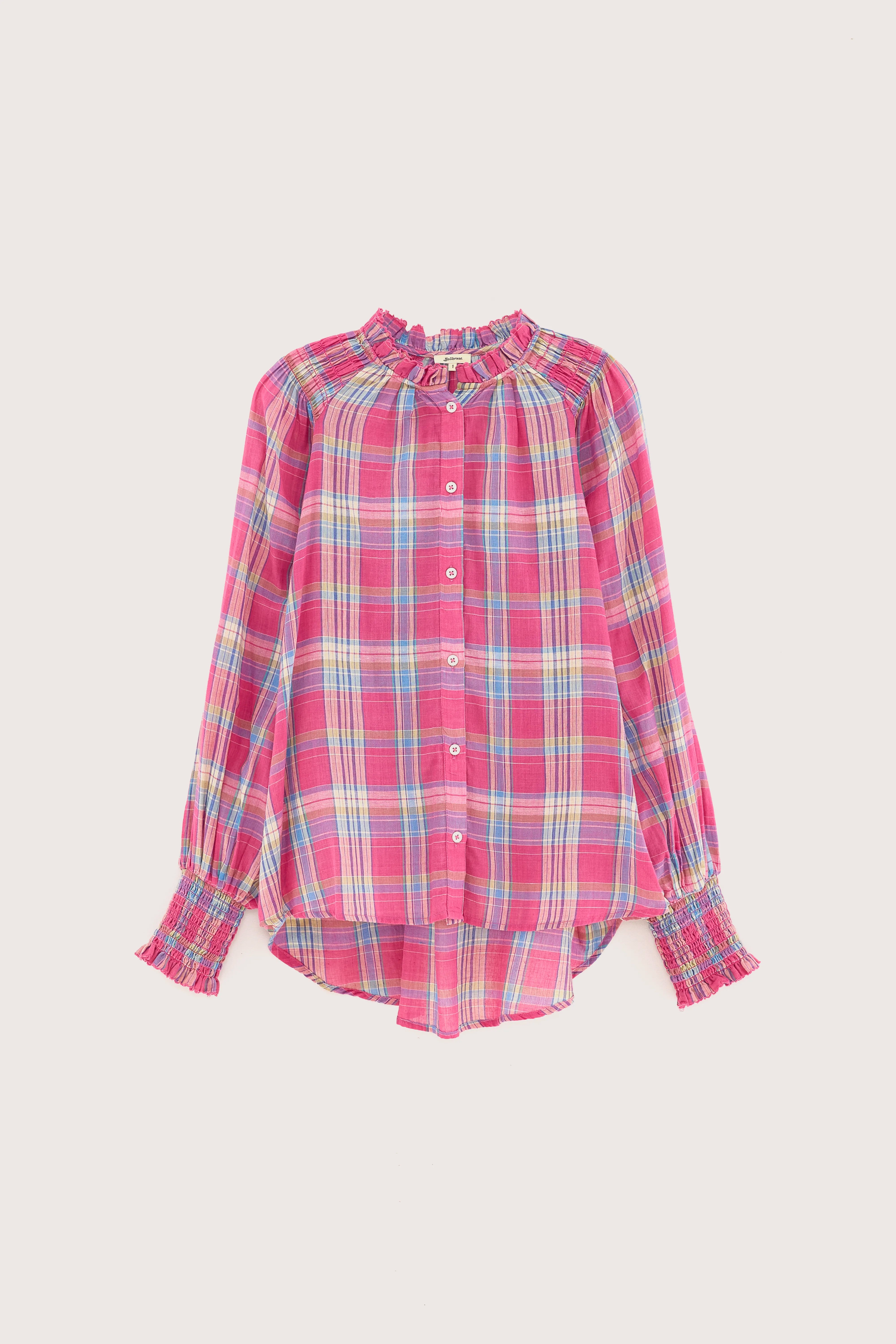 Cassis regular blouse (251 / W / CHECK A)