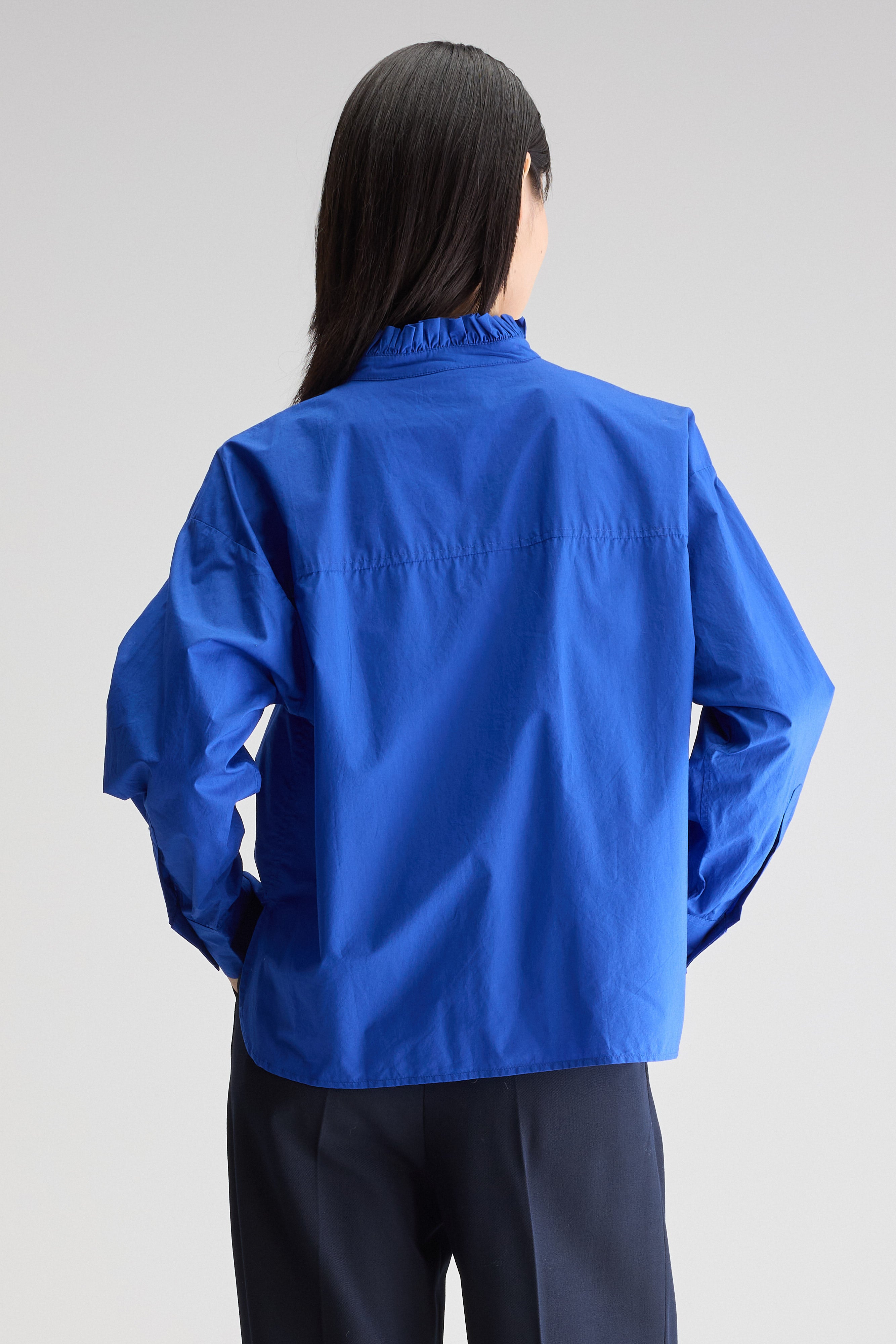 Clyde Klassieke Blouse - Lazuli Voor Dames | Bellerose