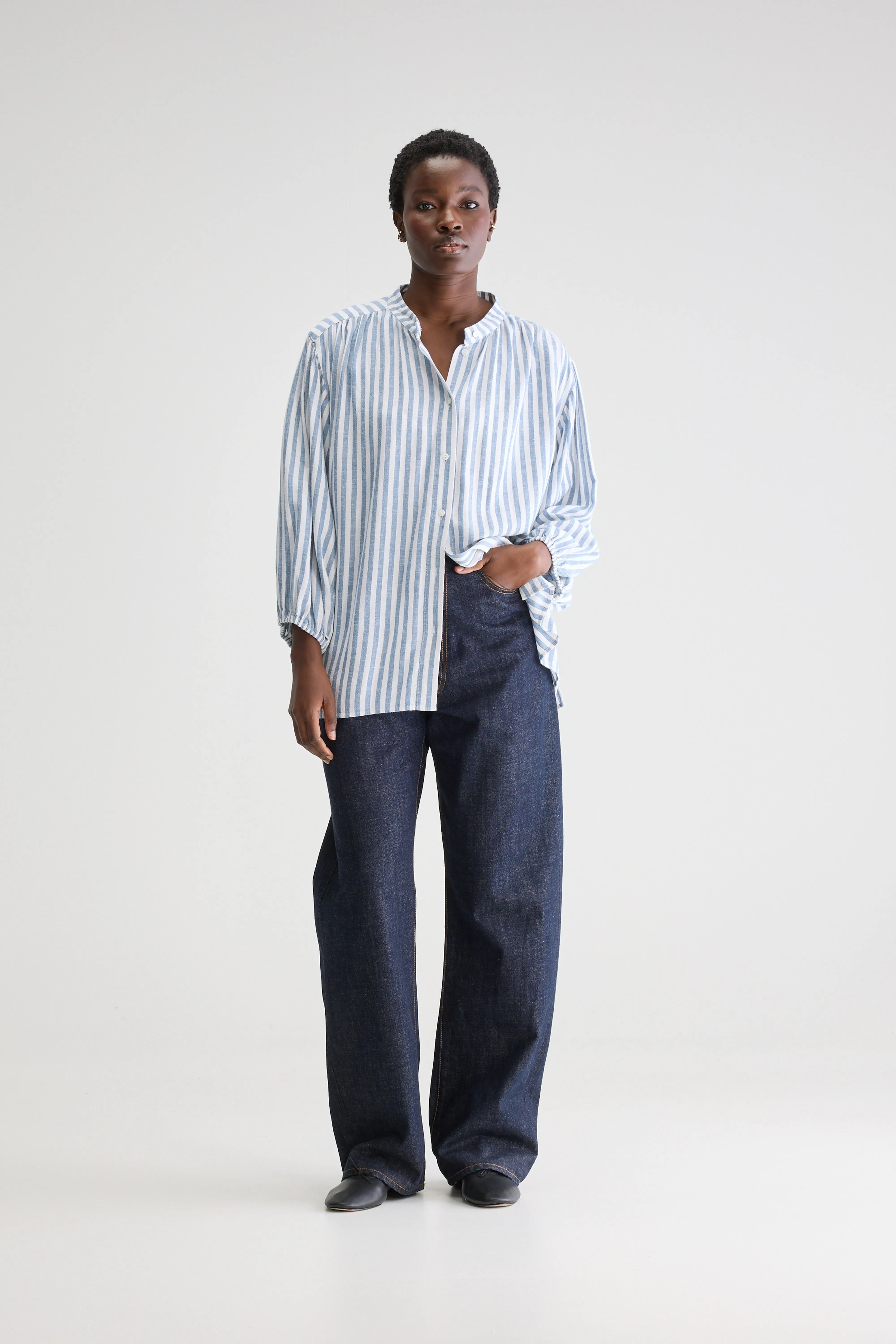 Blouse classique Kylie (251 / W / STRIPE A)