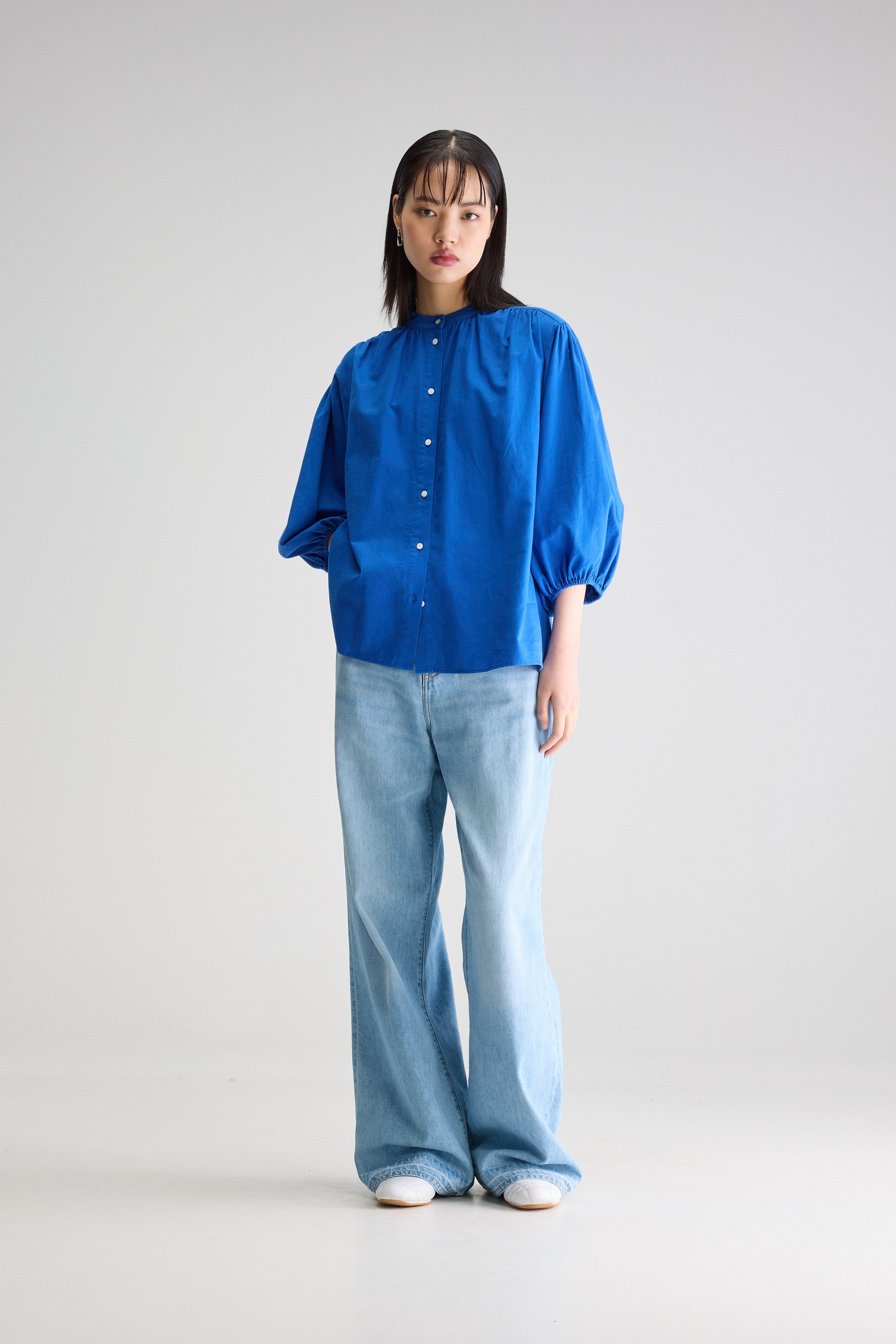 Kylie Regular Blouse - Lazuli For Women | Bellerose