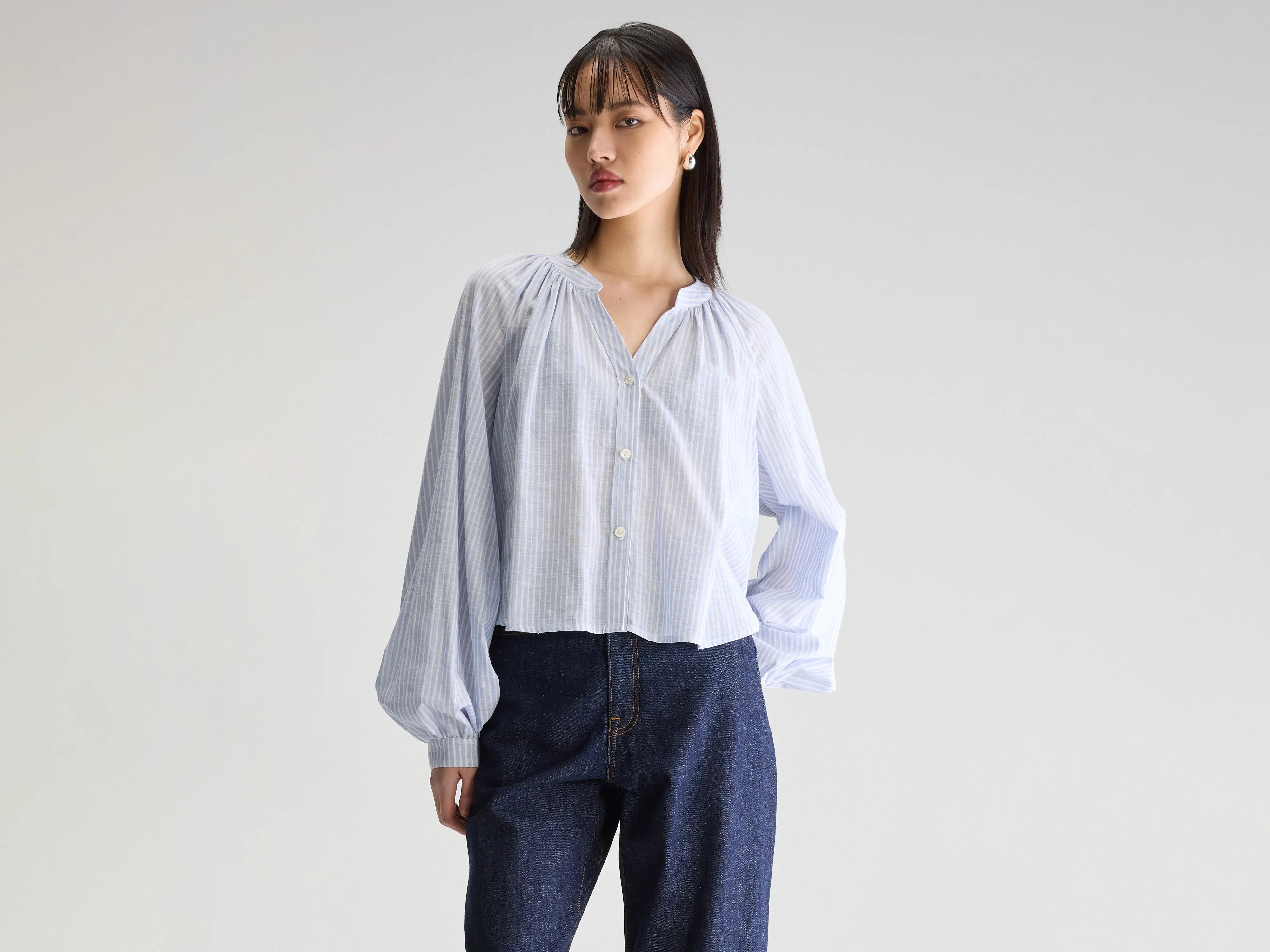 Tonka klassieke blouse (251 / W / STRIPE A)