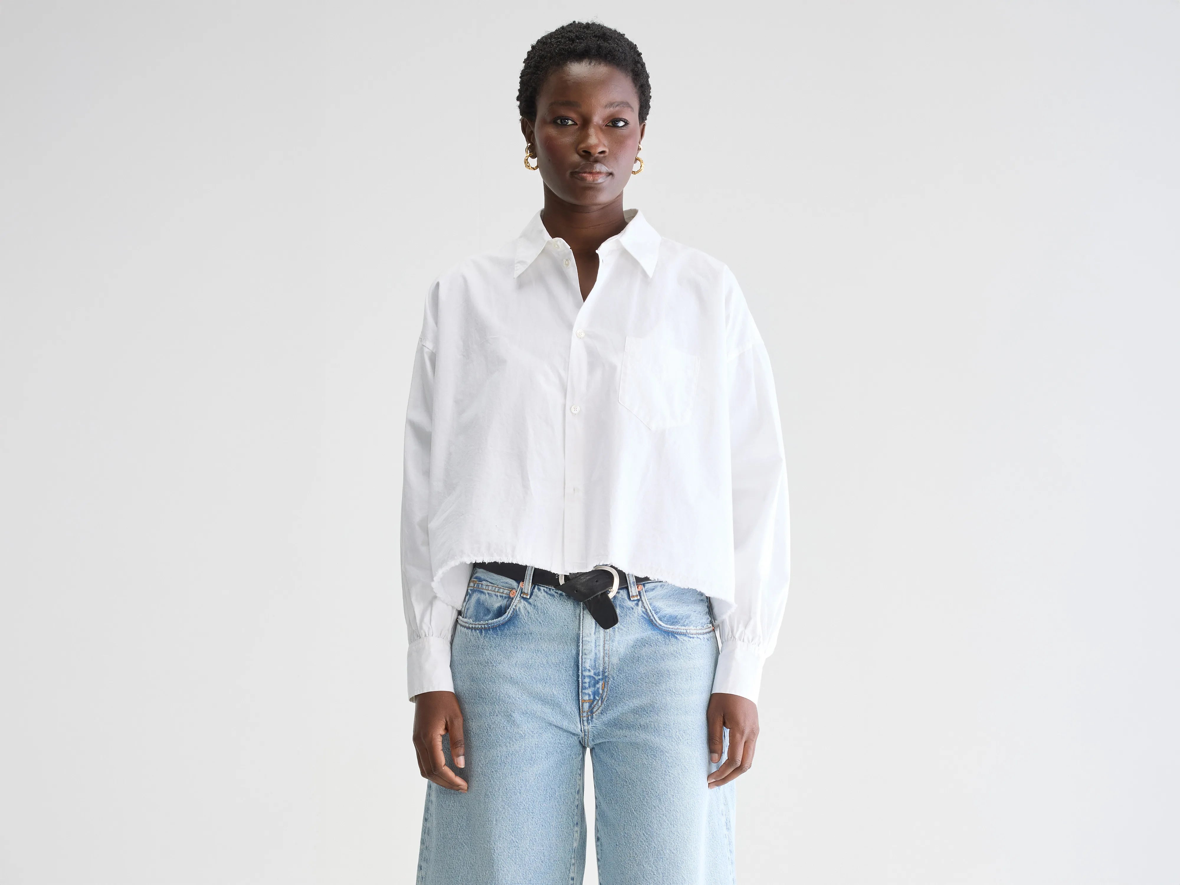 Chemise en popeline Kraft (251 / W / WHITE)