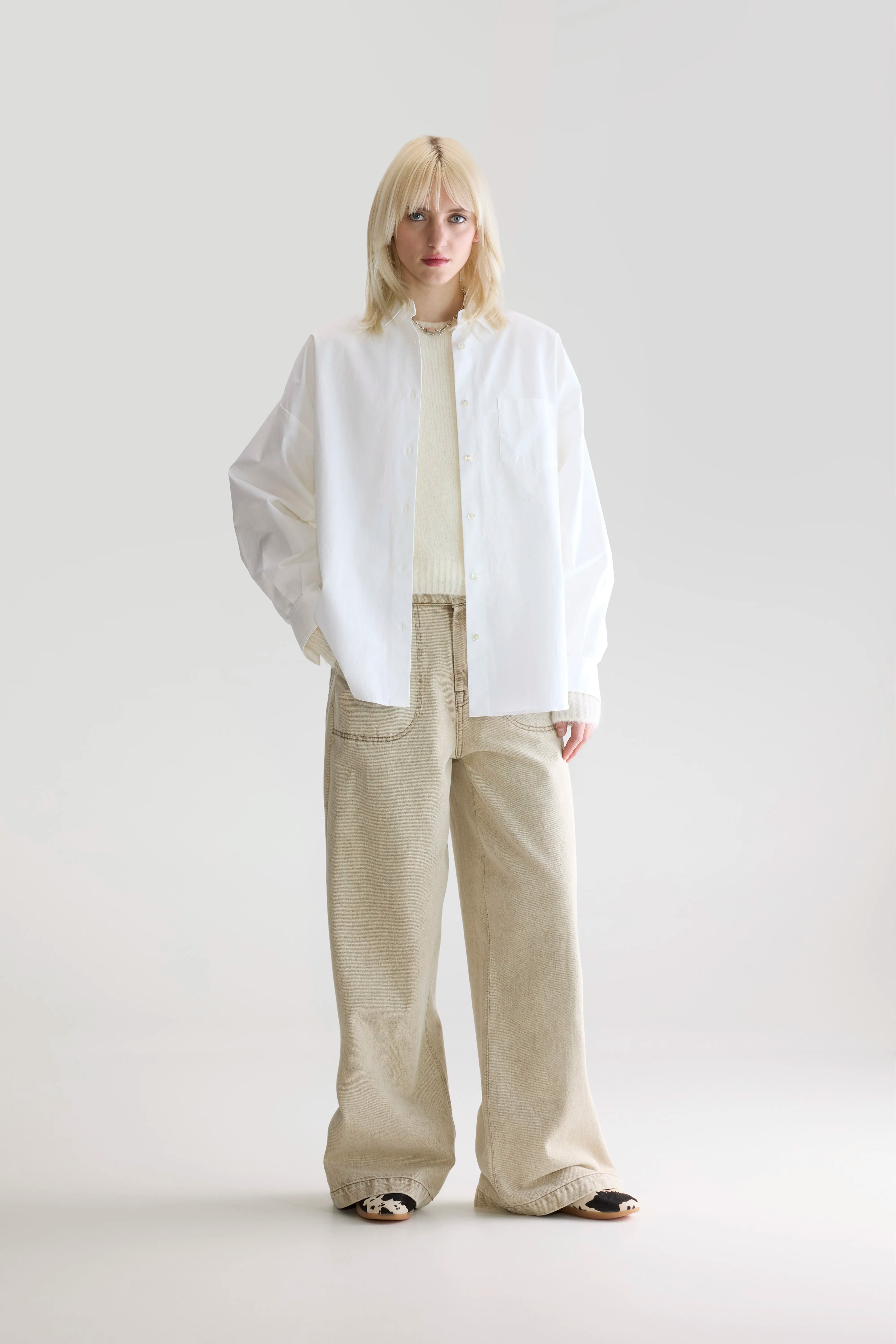 Chemise En Popeline Giorgia - White Pour Femme | Bellerose