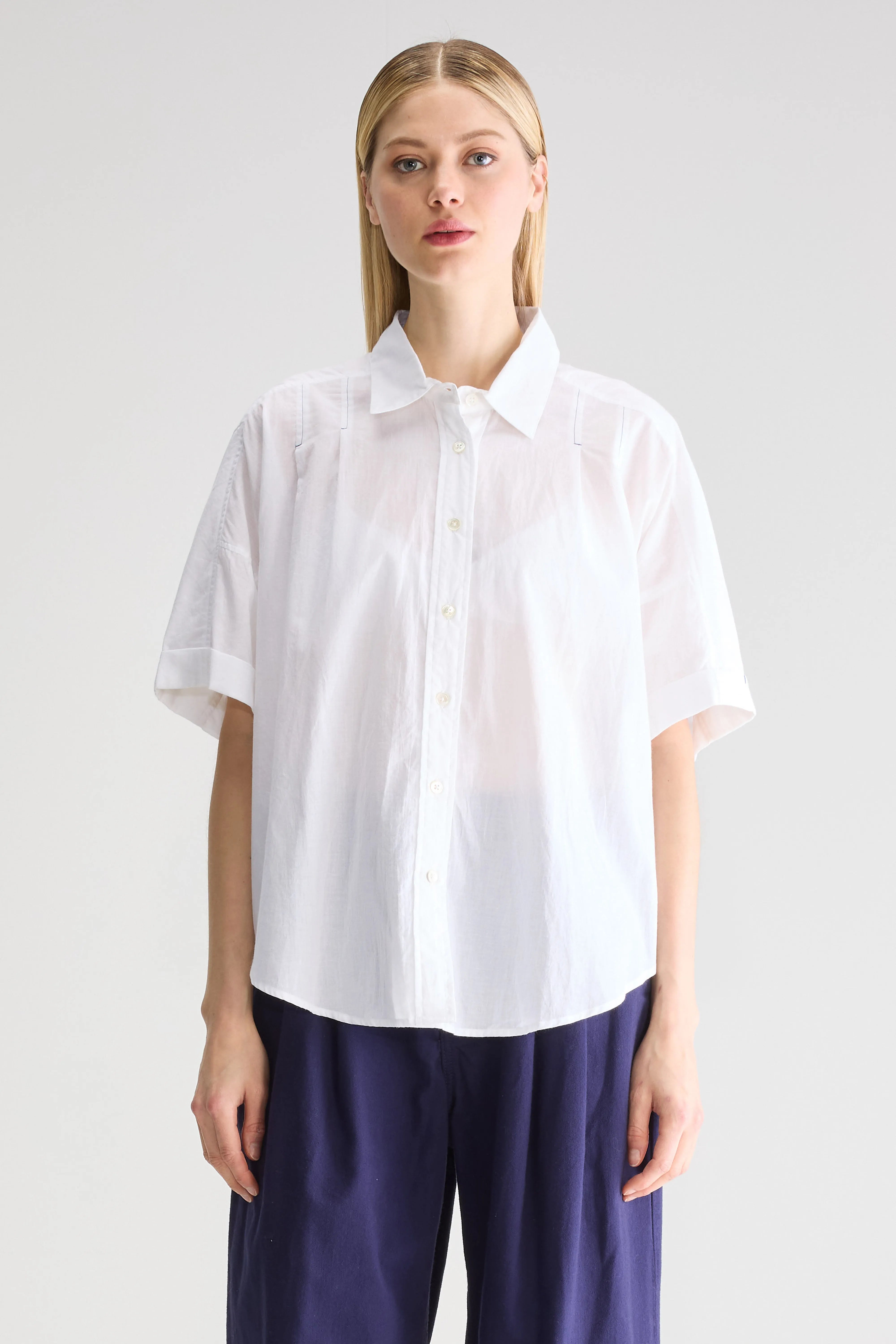 Chemise À Manches Courtes Kerala - White Pour Femme | Bellerose