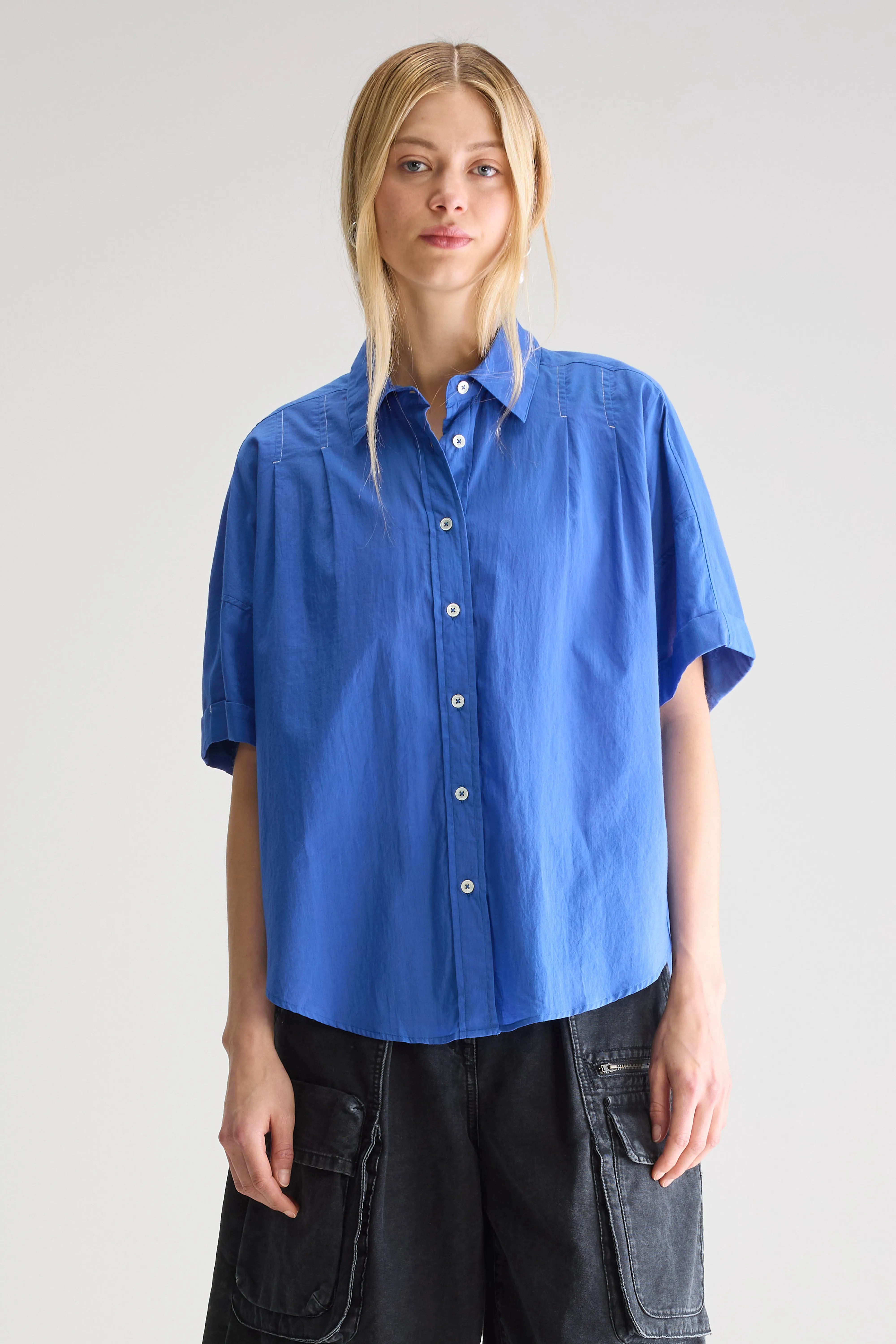 Chemise À Manches Courtes Kerala - Iris bloom Pour Femme | Bellerose