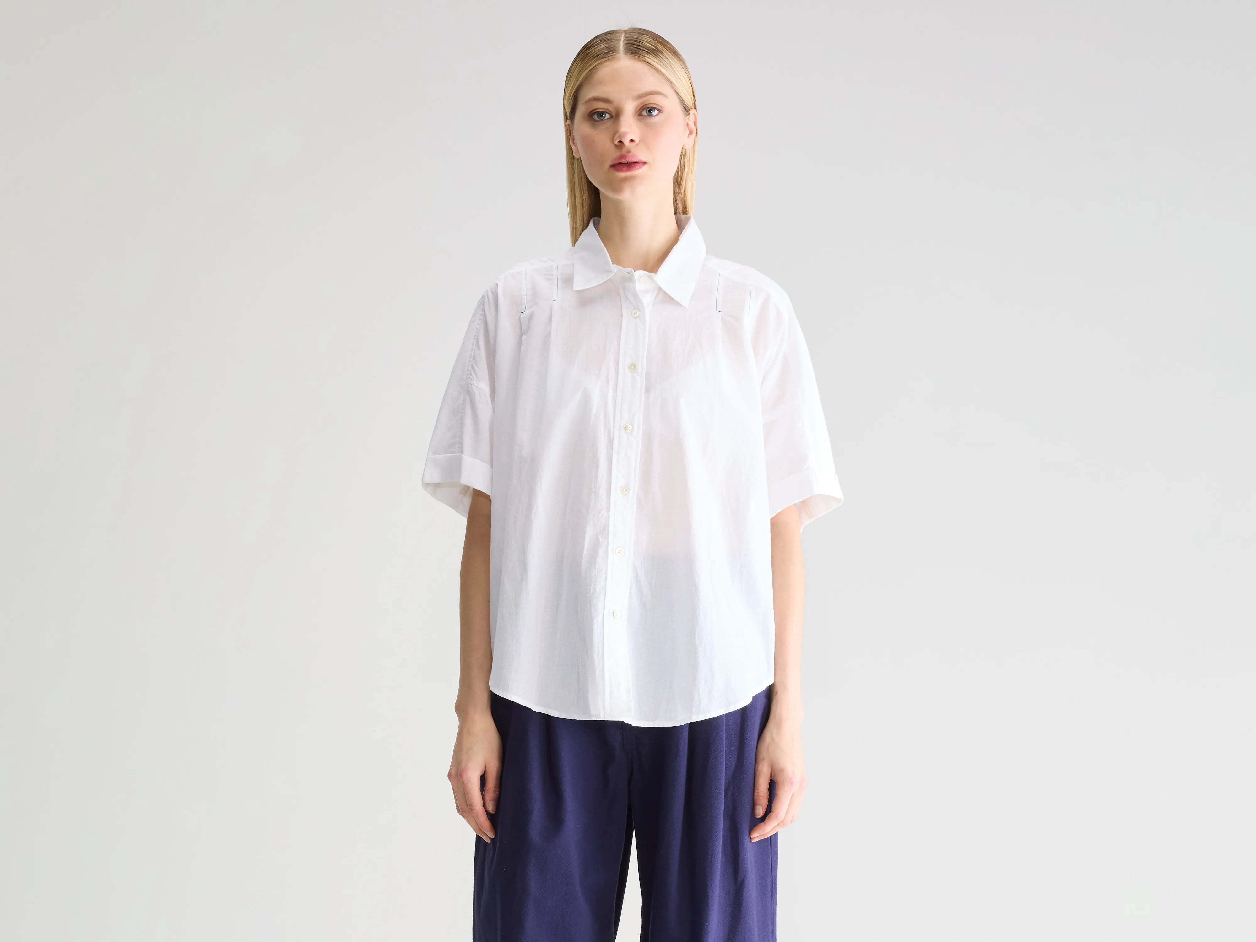 Kerala short-sleeve shirt (251 / W / WHITE)