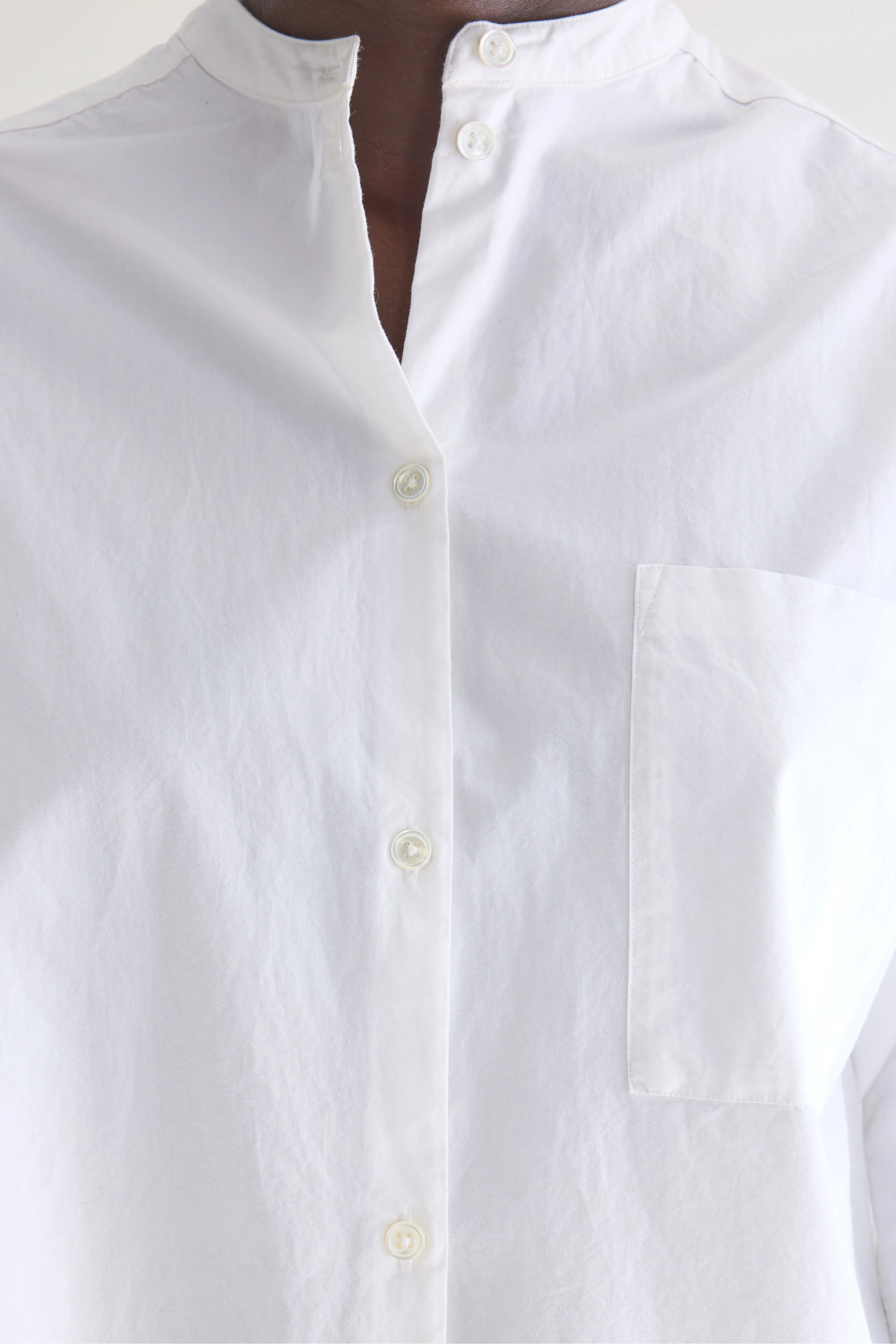 Women's white oversized button down shirt | Bellerose