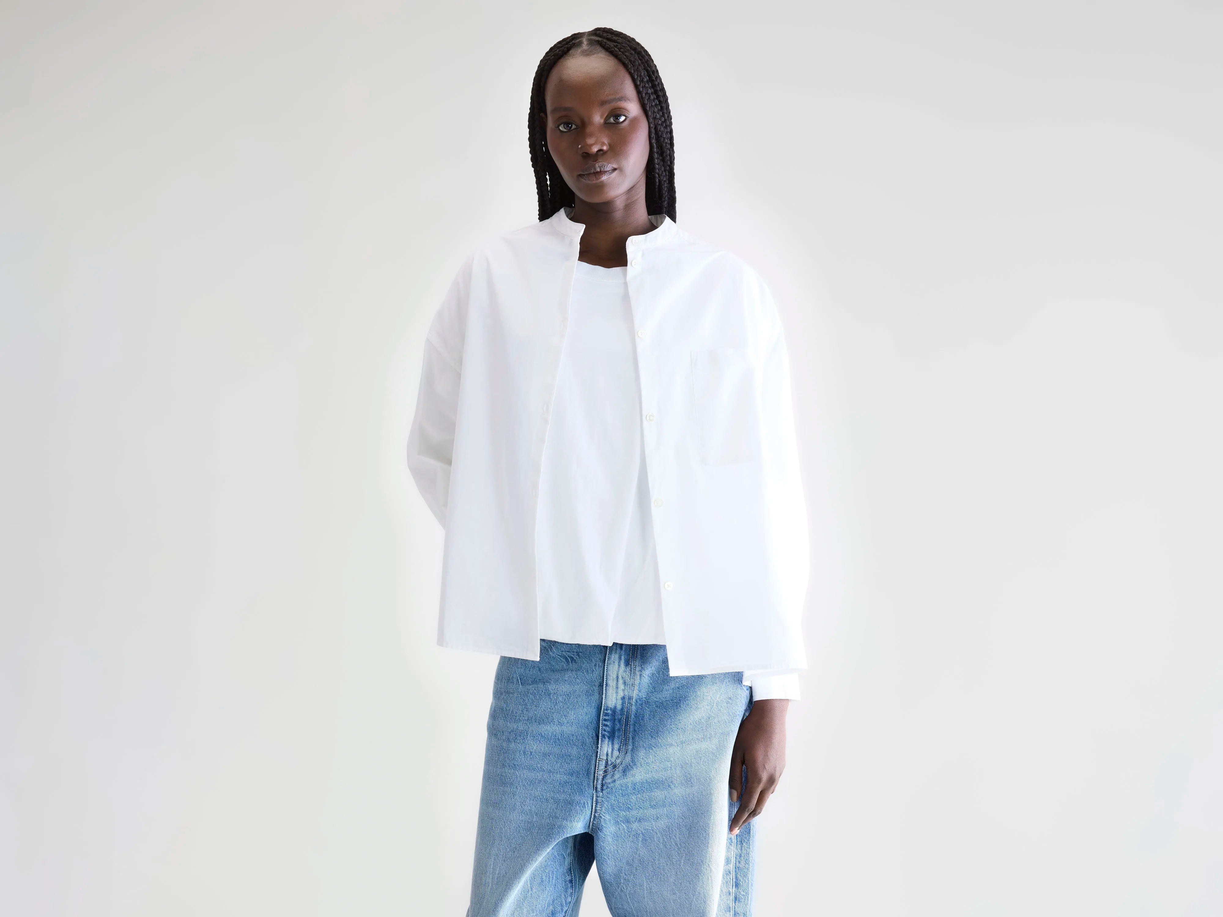 Gorky poplin shirt (252 / W / WHITE)