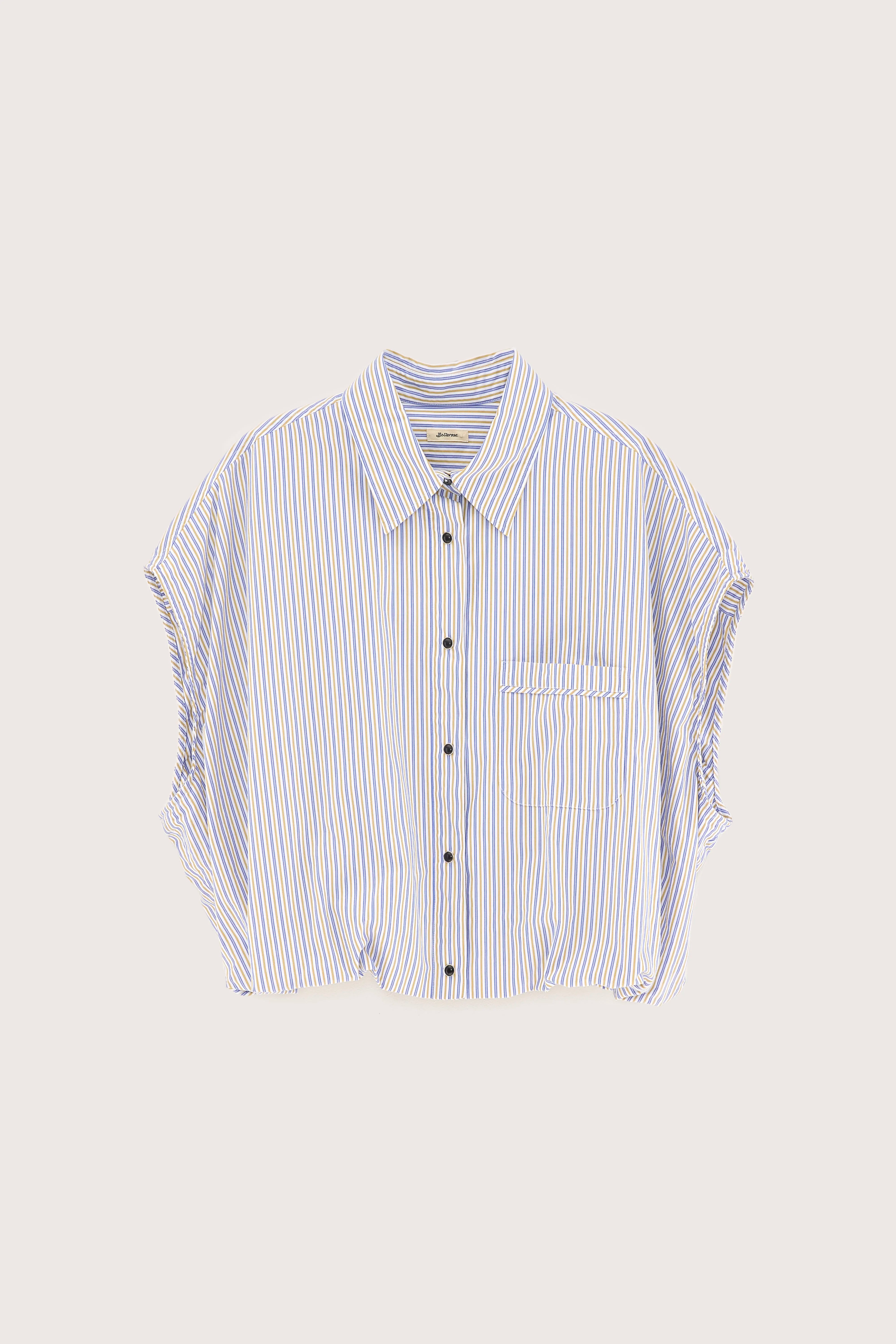 Greg cropped shirt (251 / W / STRIPE Q)