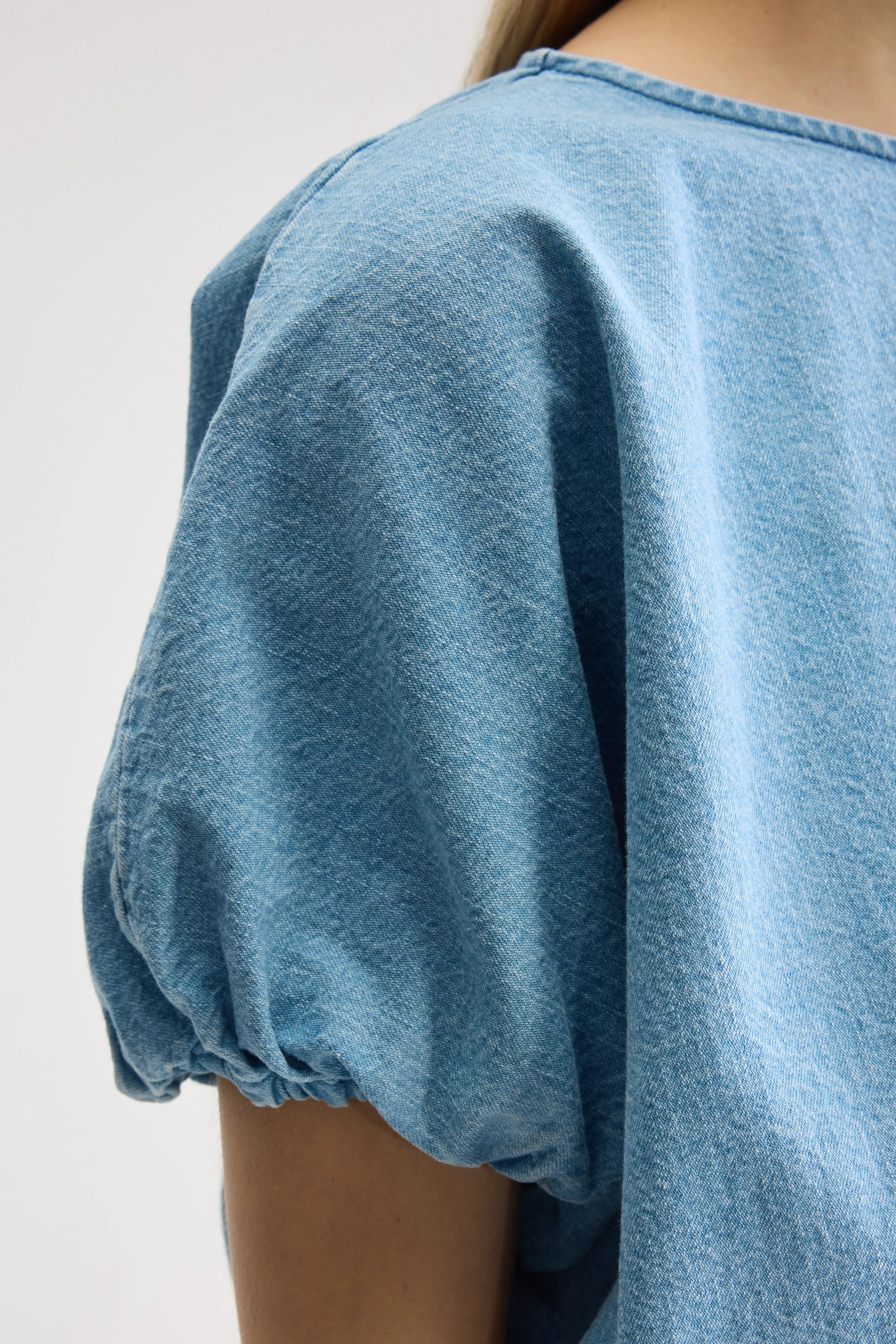 Blouse En Denim Wilma - Lt blue bleach Pour Femme | Bellerose