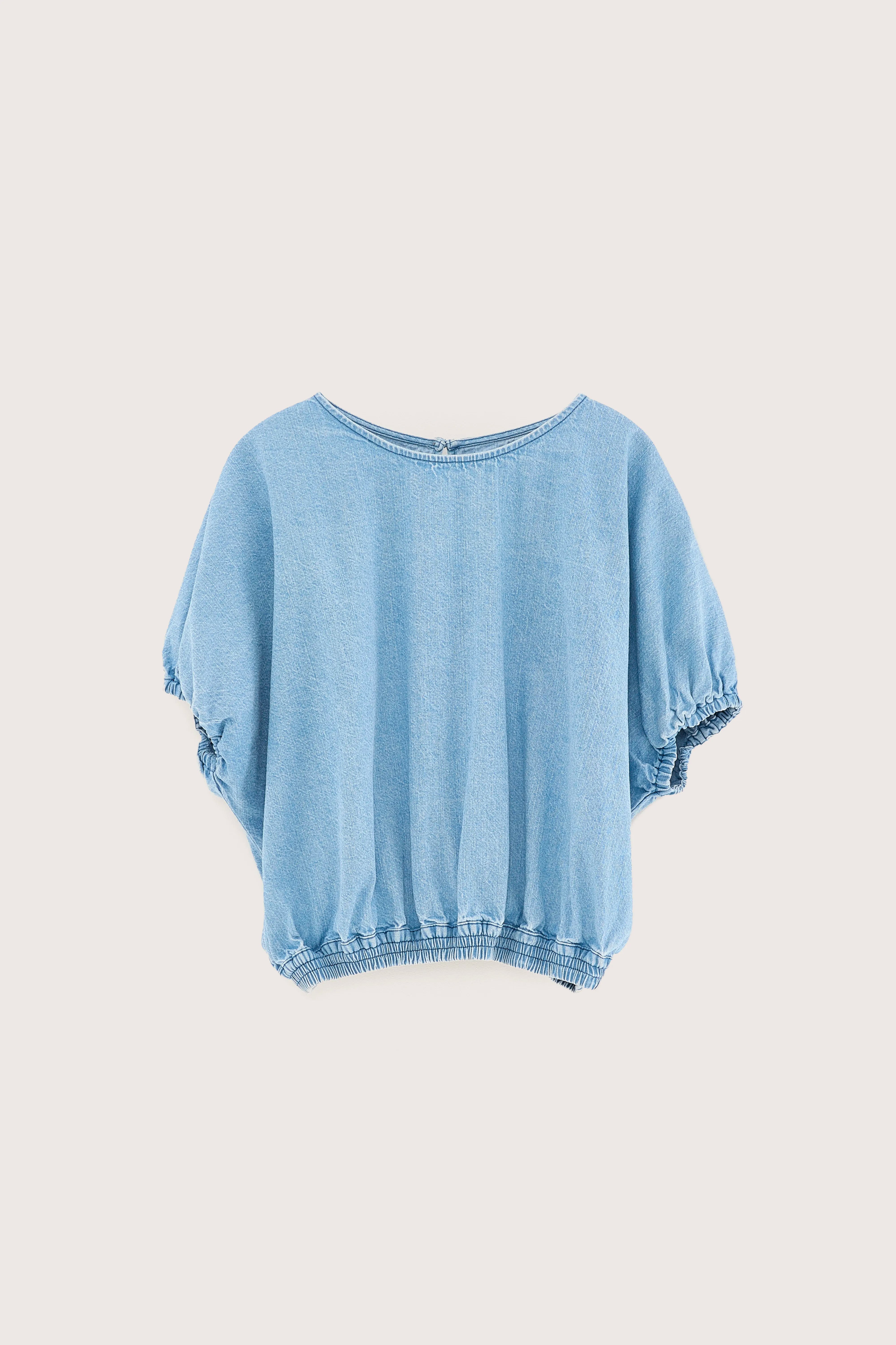 Wilma denimblouse (251 / W / LT BLUE BLEACH)