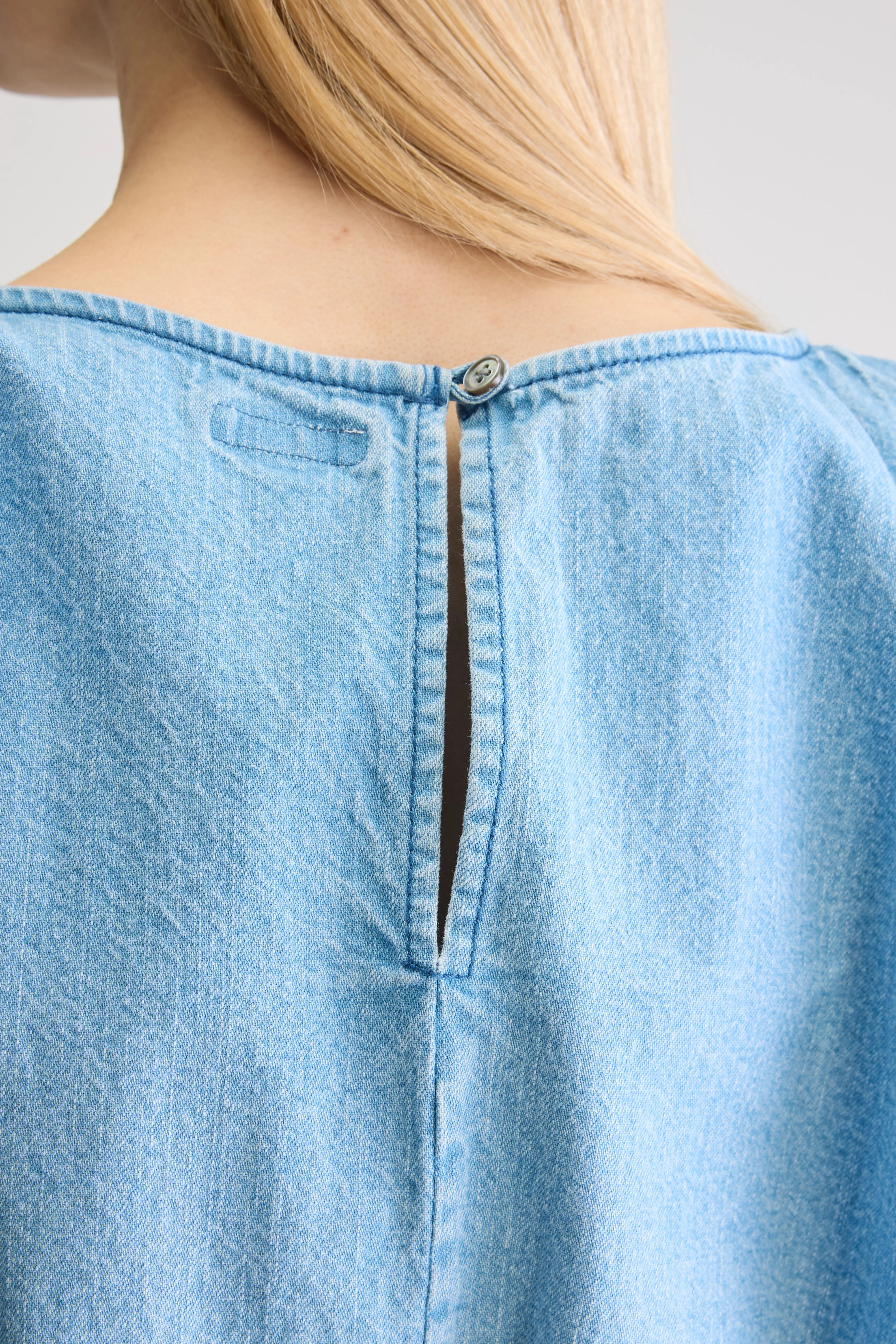 Wilma denimblouse (251 / W / LT BLUE BLEACH)