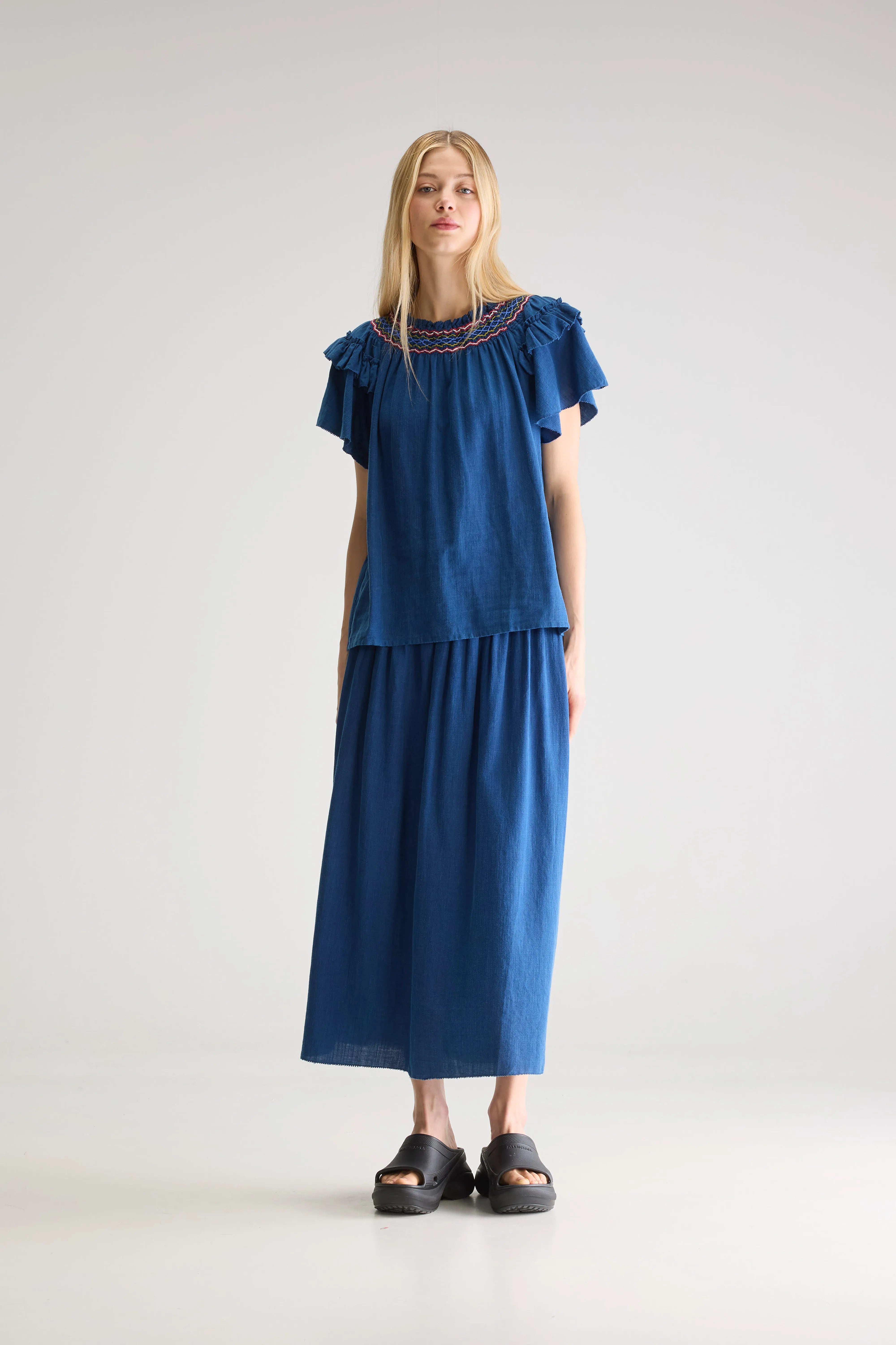Blouse classique Cathy (251 / W / INDIGO)