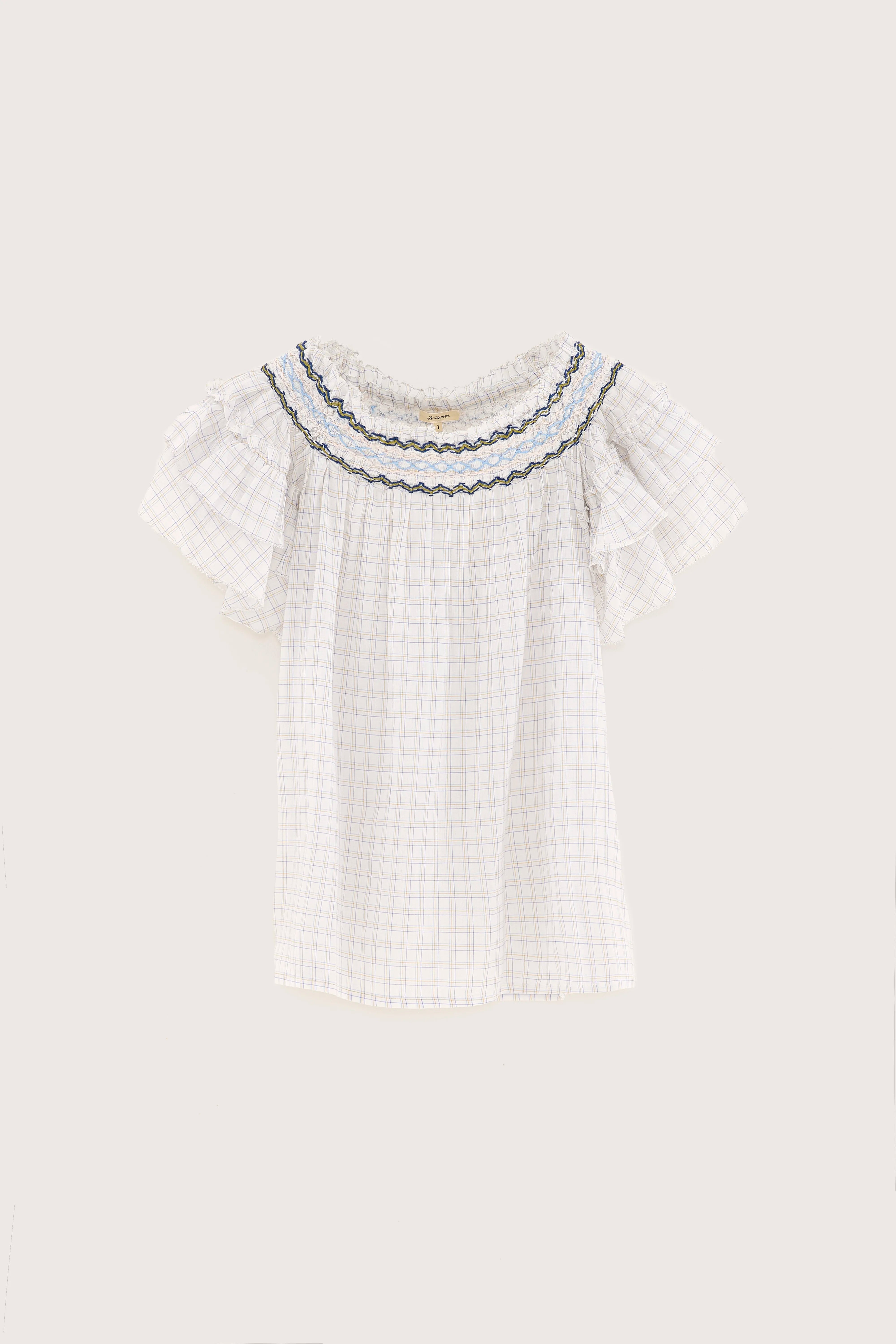 Cathy checked blouse (251 / W / CHECK B)