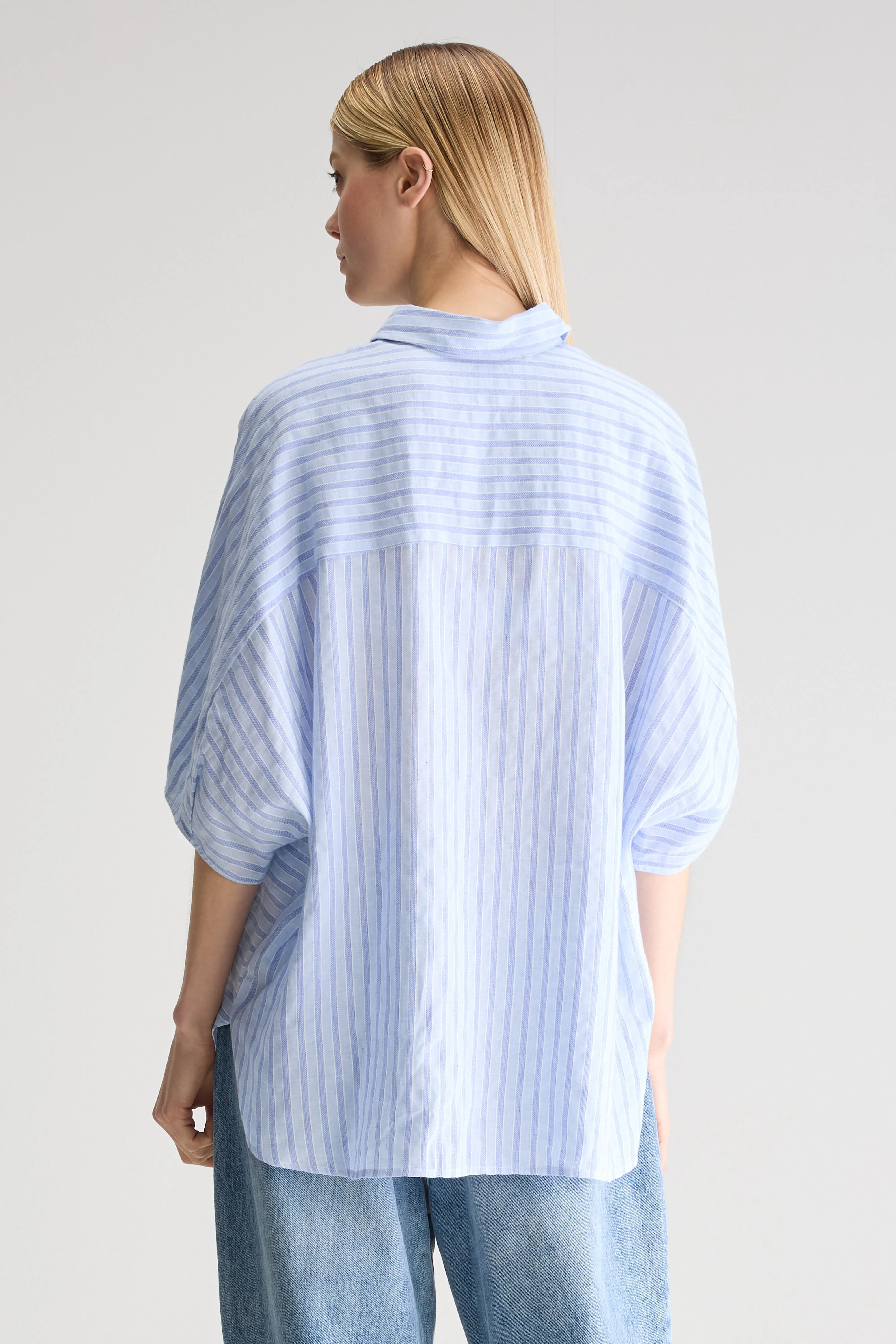 Blouse Rayée Jessie - Iris bloom / Sky Pour Femme | Bellerose