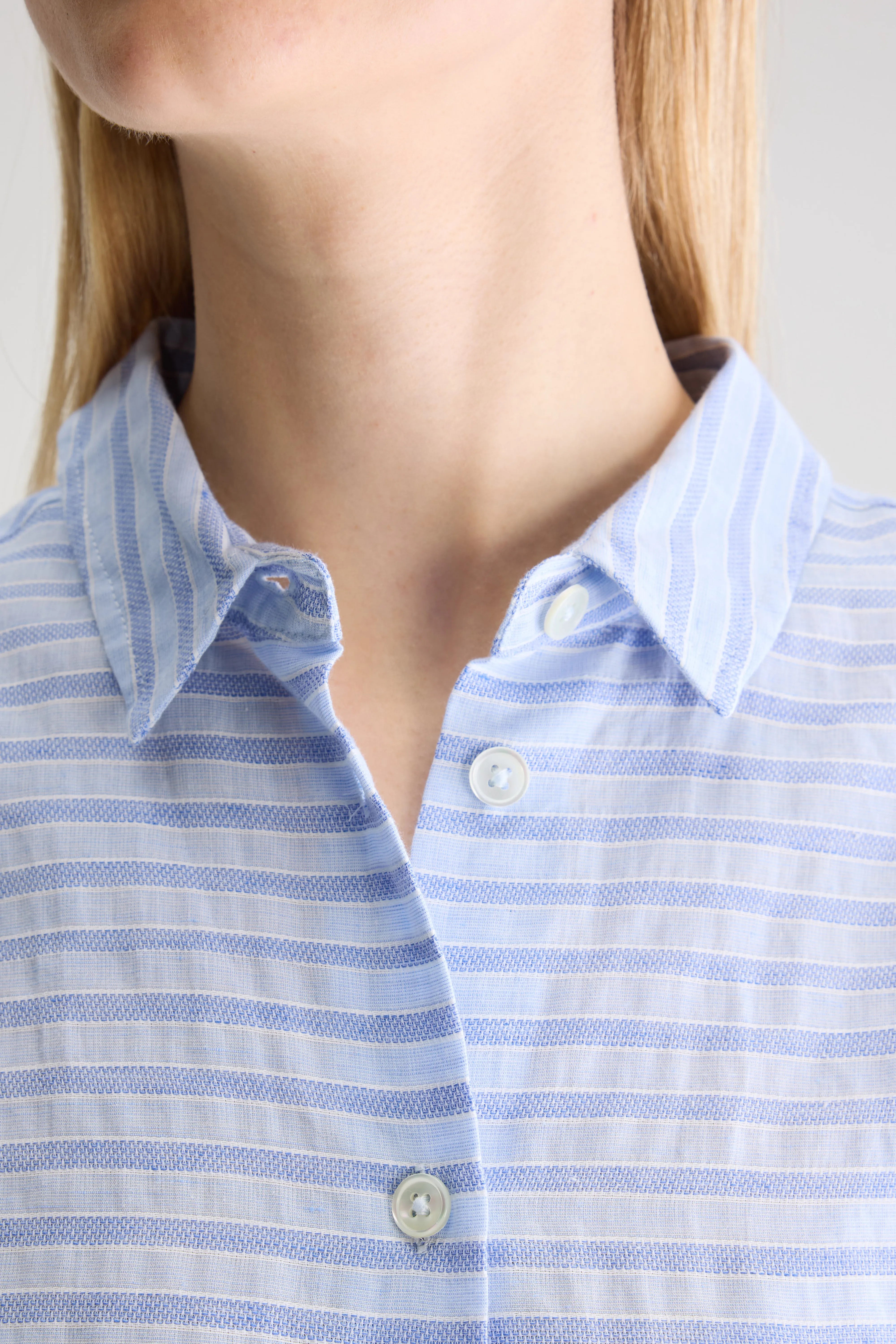 Jessie Striped Blouse - Iris bloom / Sky For Women | Bellerose