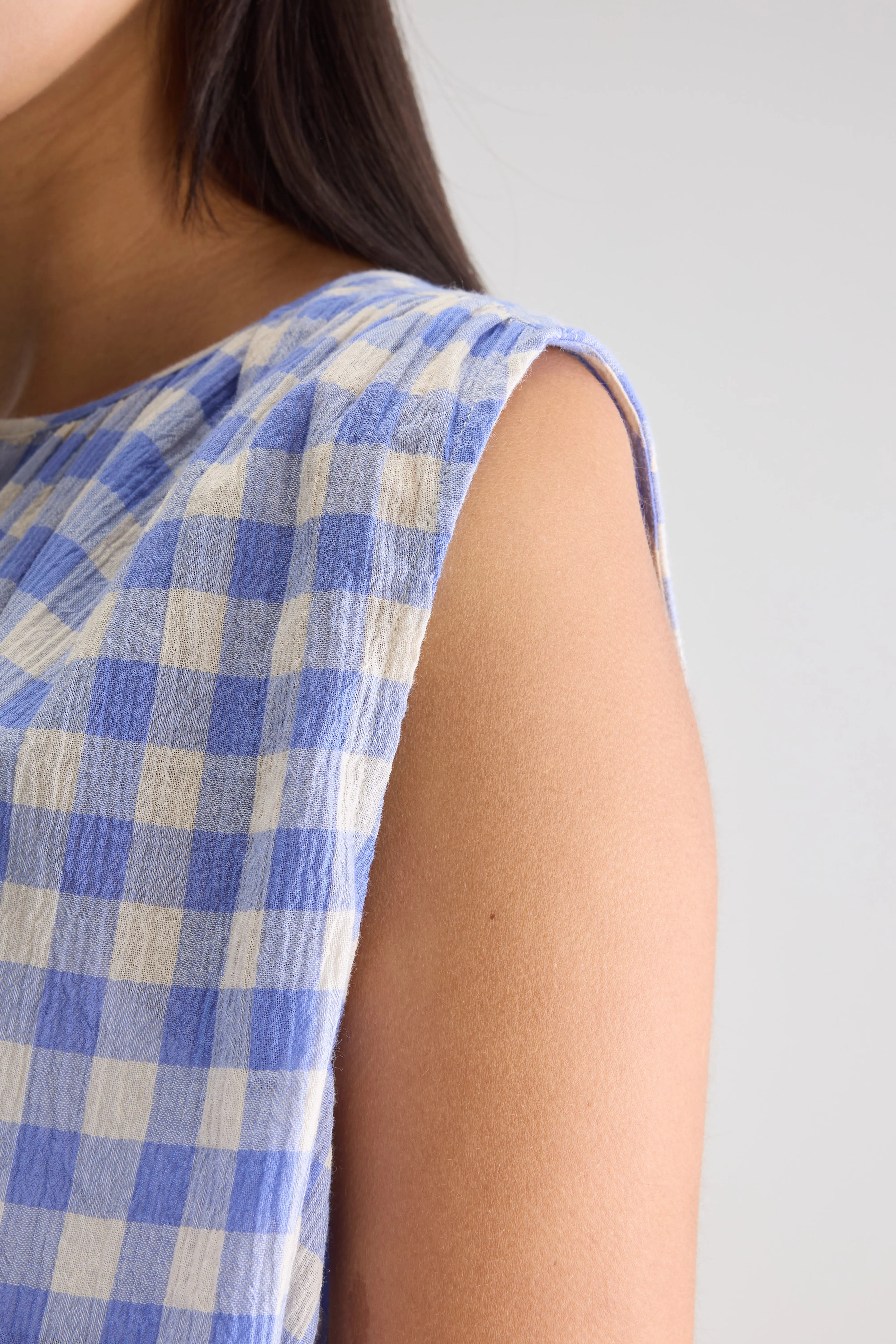 Blouse sans manches Halison (251 / W / CHECK B)
