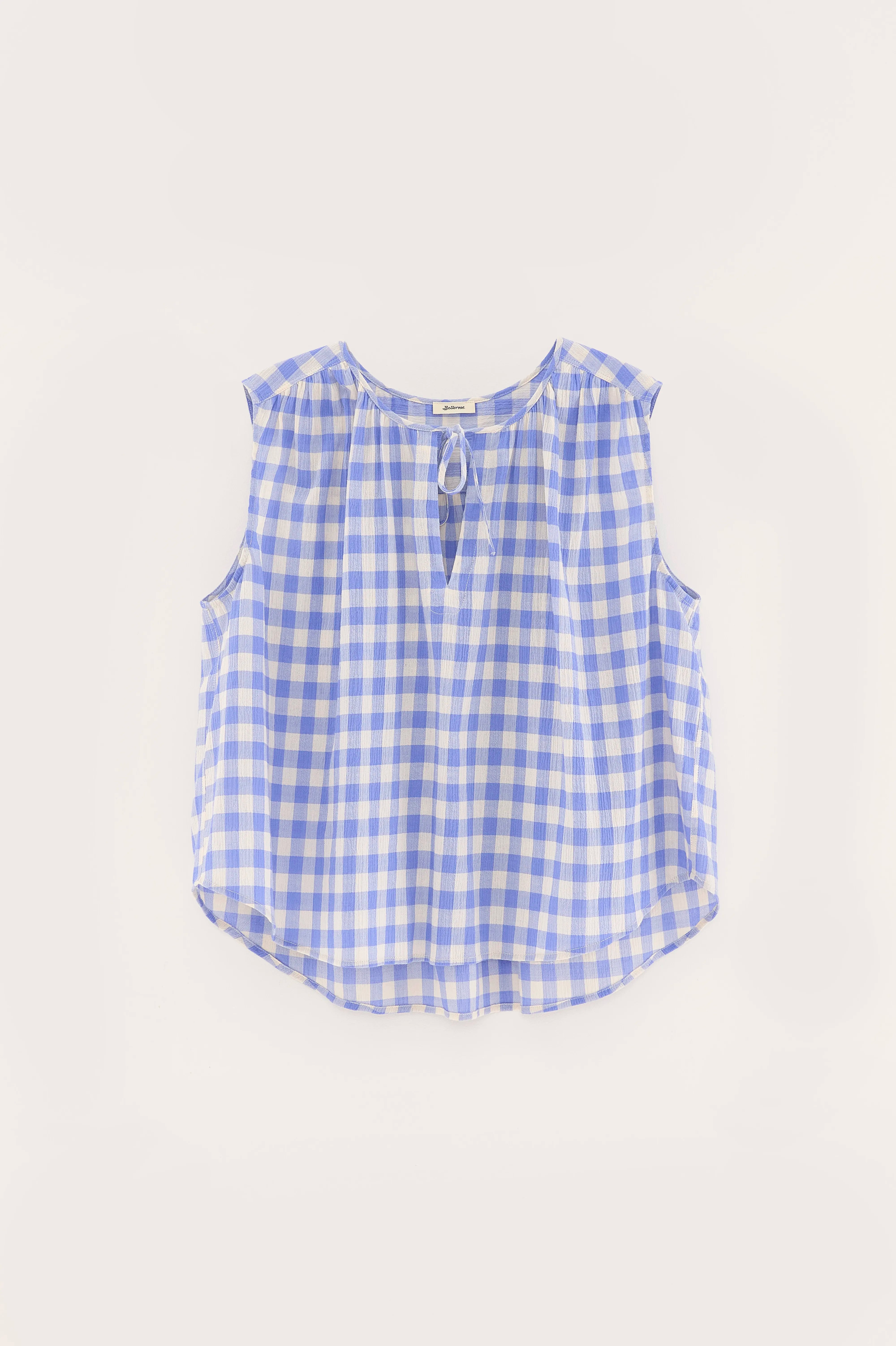 Halison sleeveless blouse (251 / W / CHECK B)