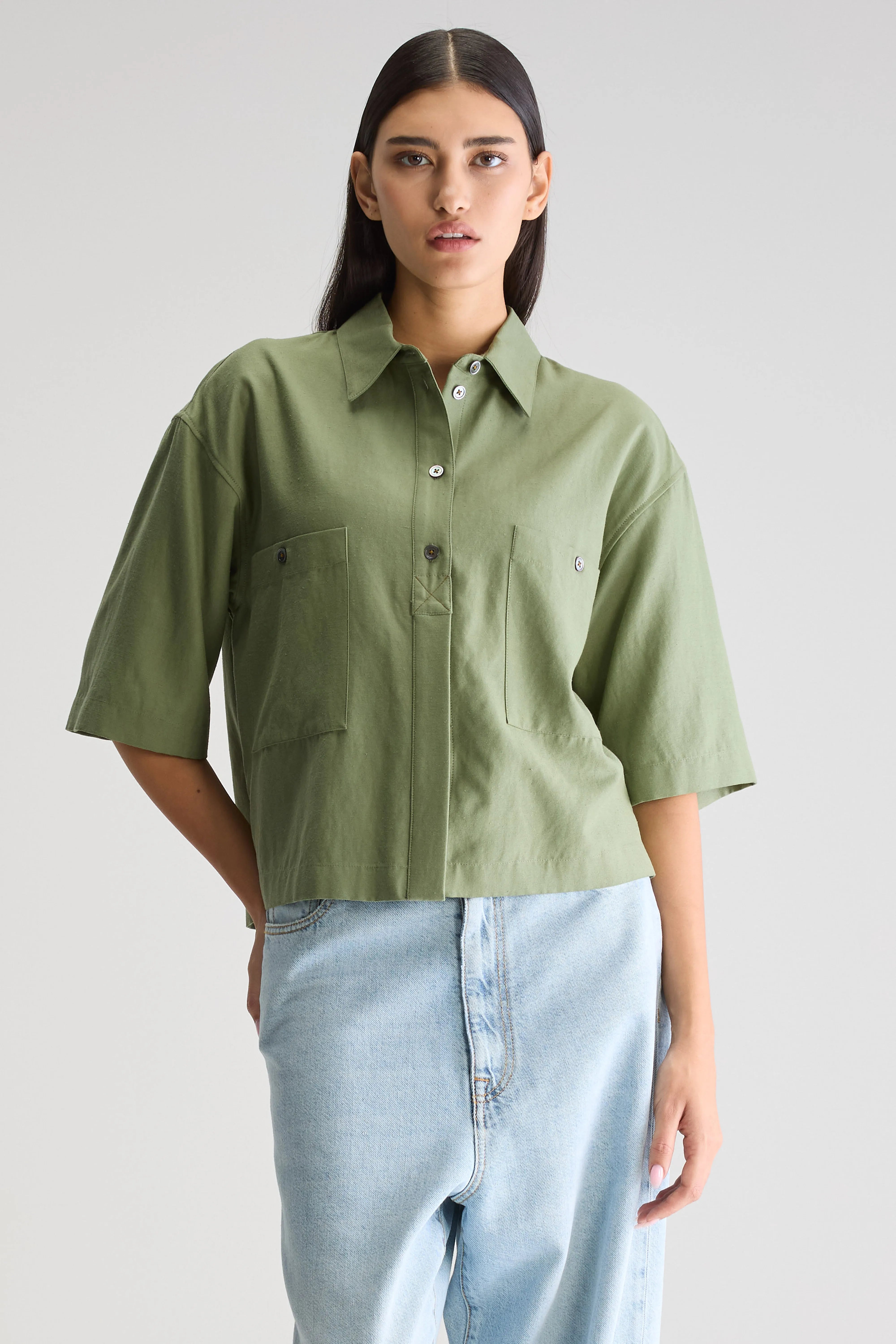 Chemise à manches courtes Franky (251 / W / JEEP)