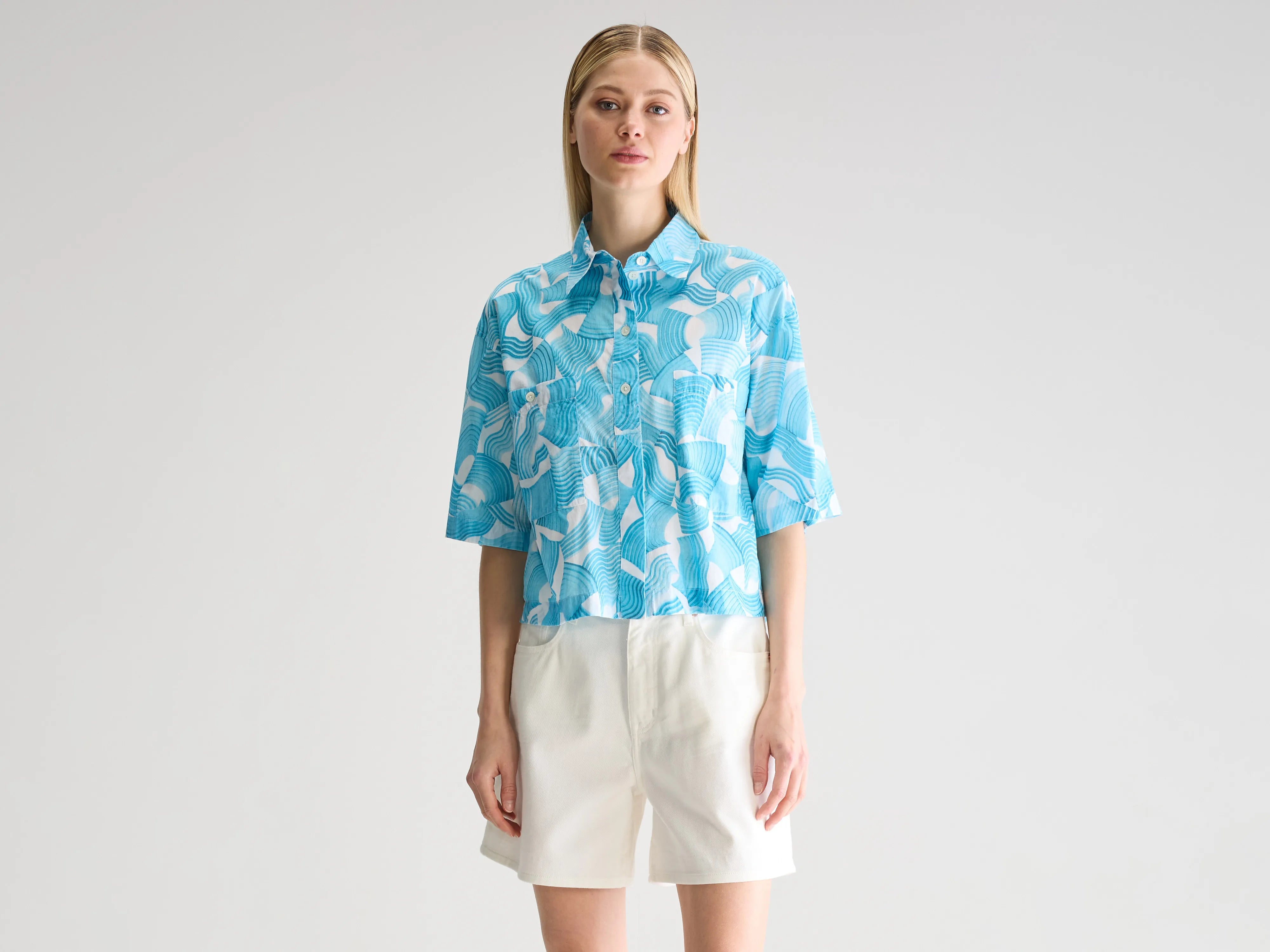 Franky short-sleeve shirt (251 / W / COMBO B)