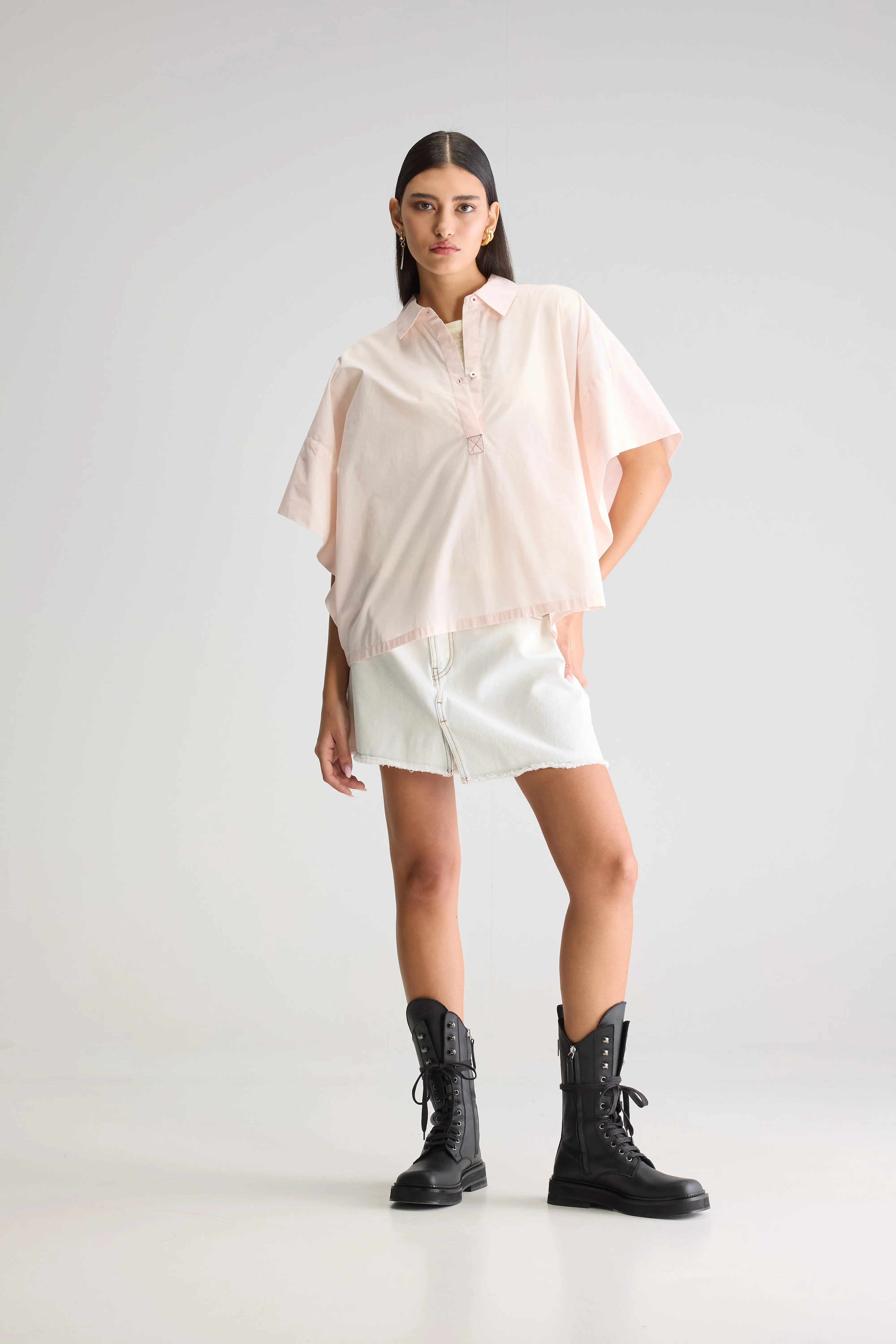 Cairn Short-sleeve Shirt - Ballerine For Women | Bellerose