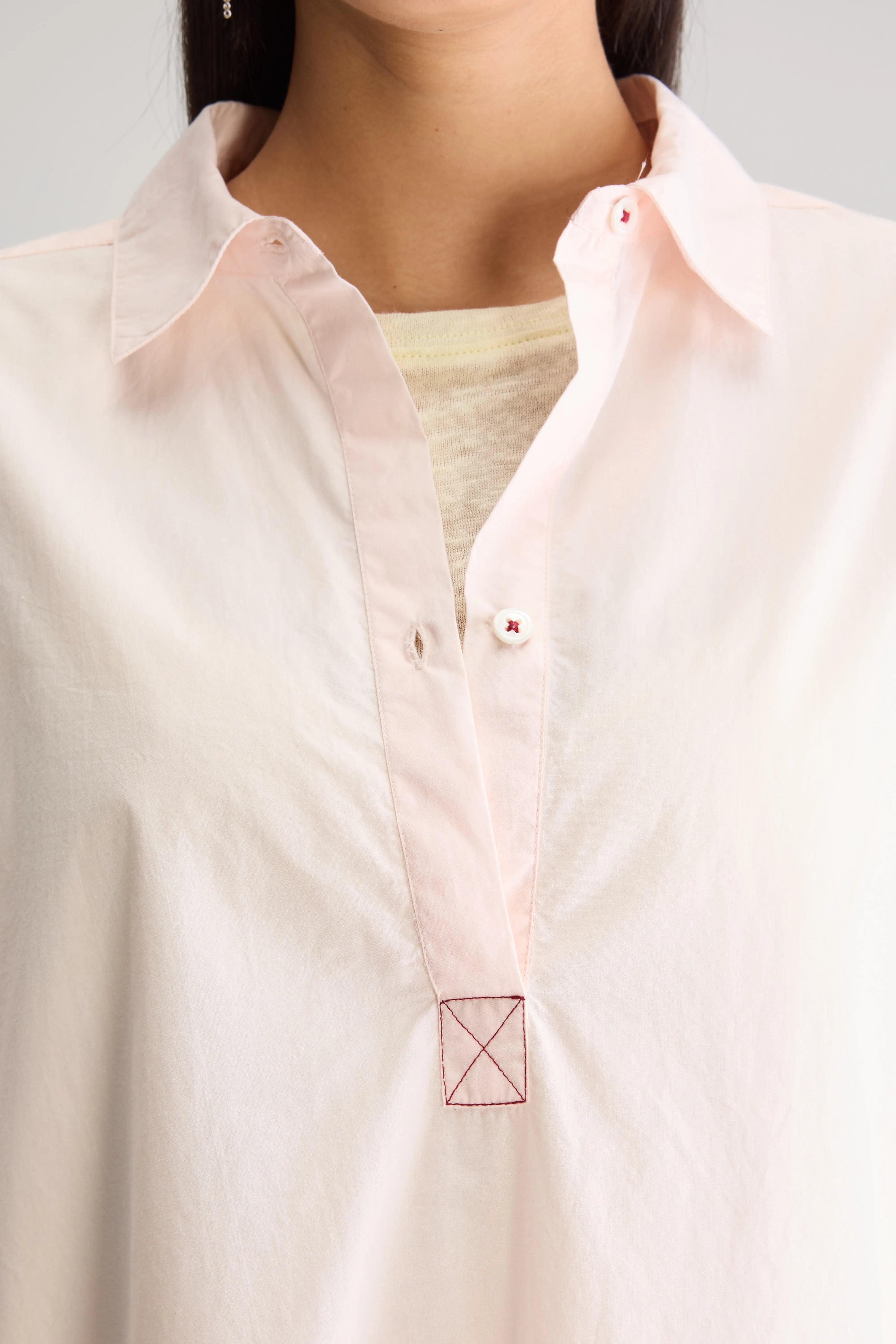 Cairn short-sleeve shirt (251 / W / BALLERINE)