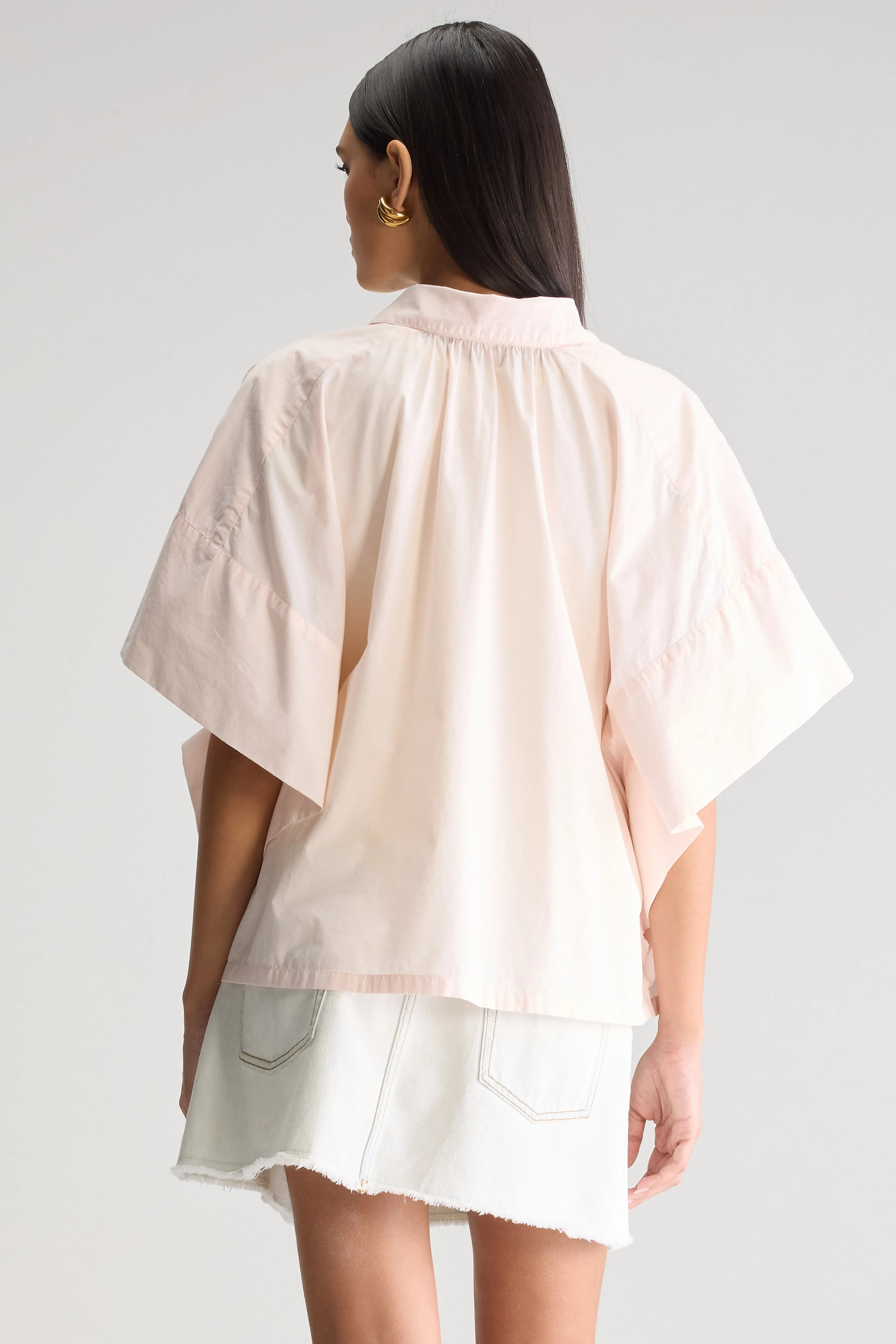 Cairn short-sleeve shirt (251 / W / BALLERINE)